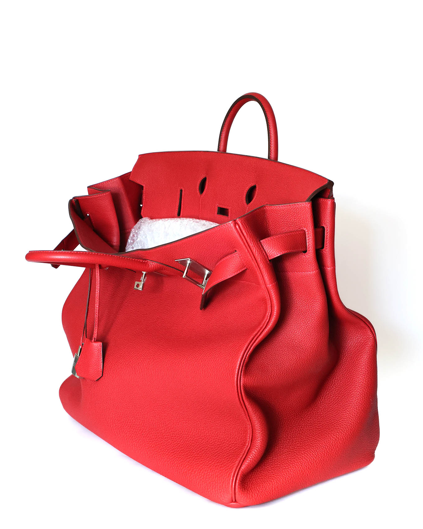 Hermès HAC Haut à Courroies 50 HSS Rouge Vif Togo 2021