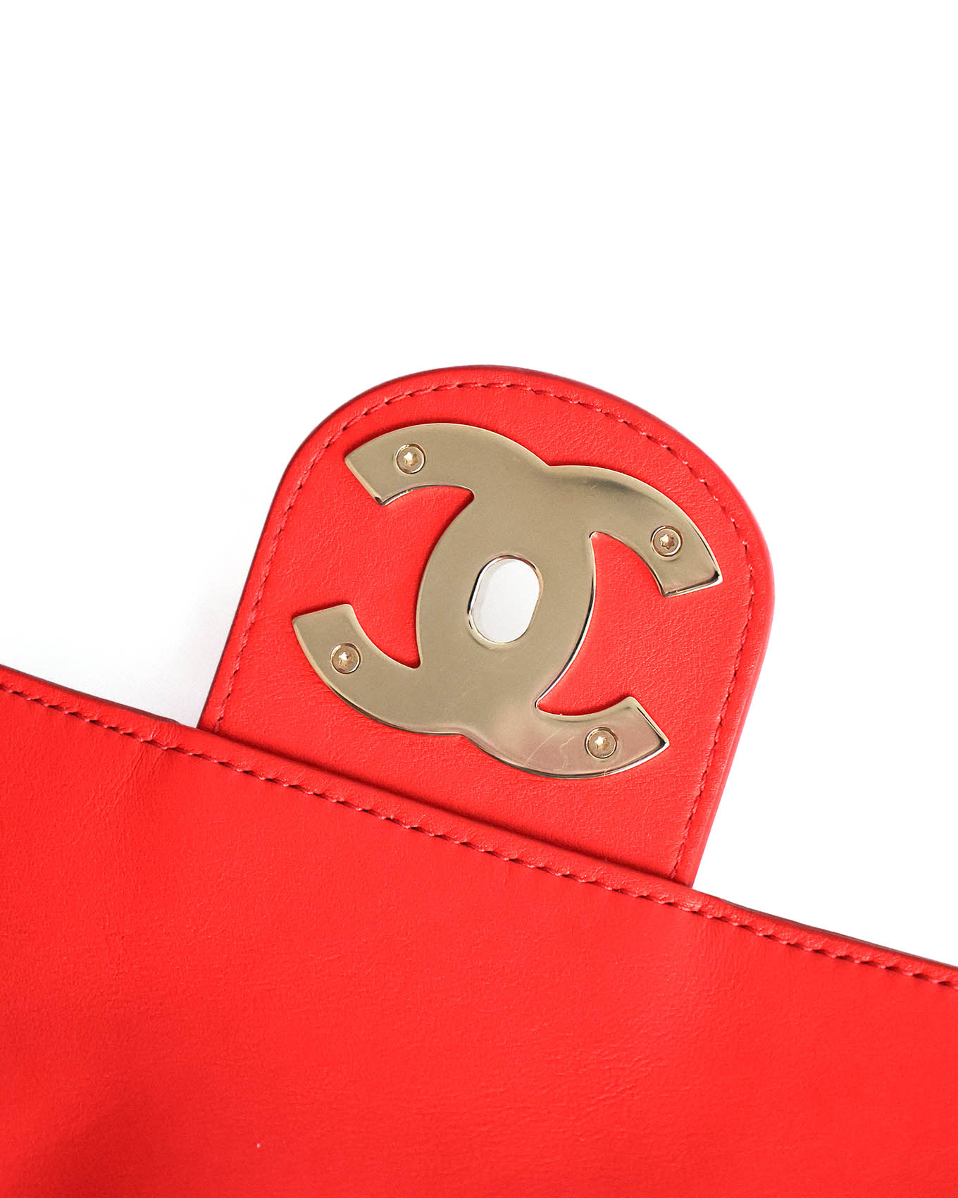 Chanel x Pharrell Williams Red Suede XXL Classic Flap Bag