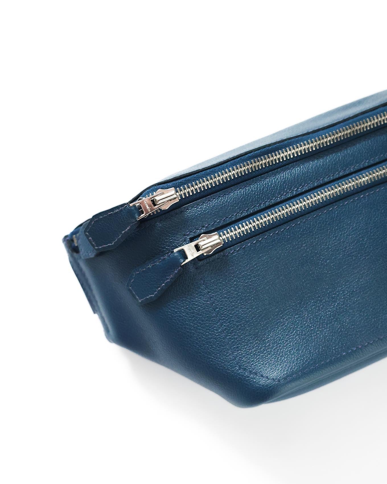 Hermès Blue Royal Clemence Cityslide Waistbag PM 2019