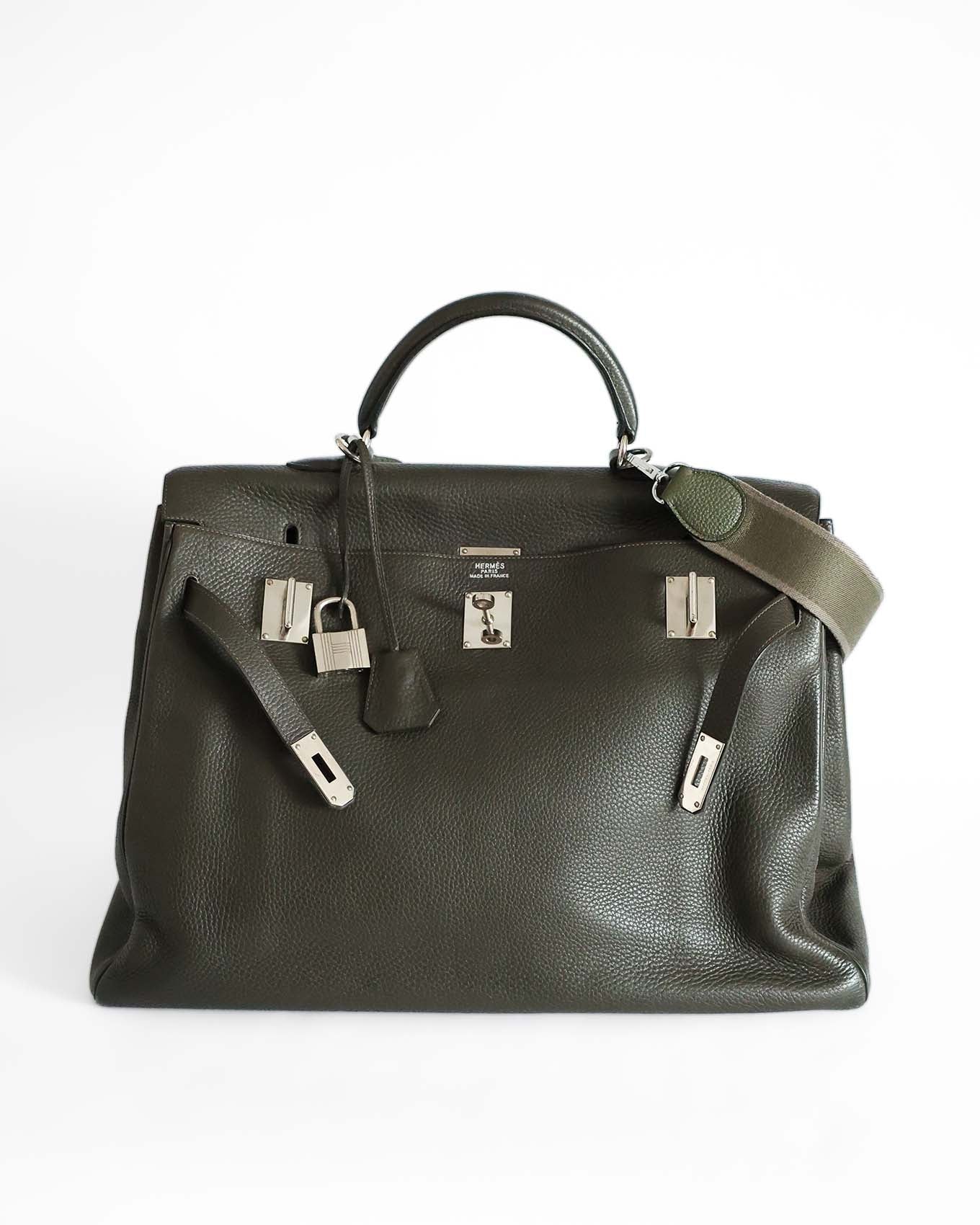 Hermes Kelly 50 Voyage with strap