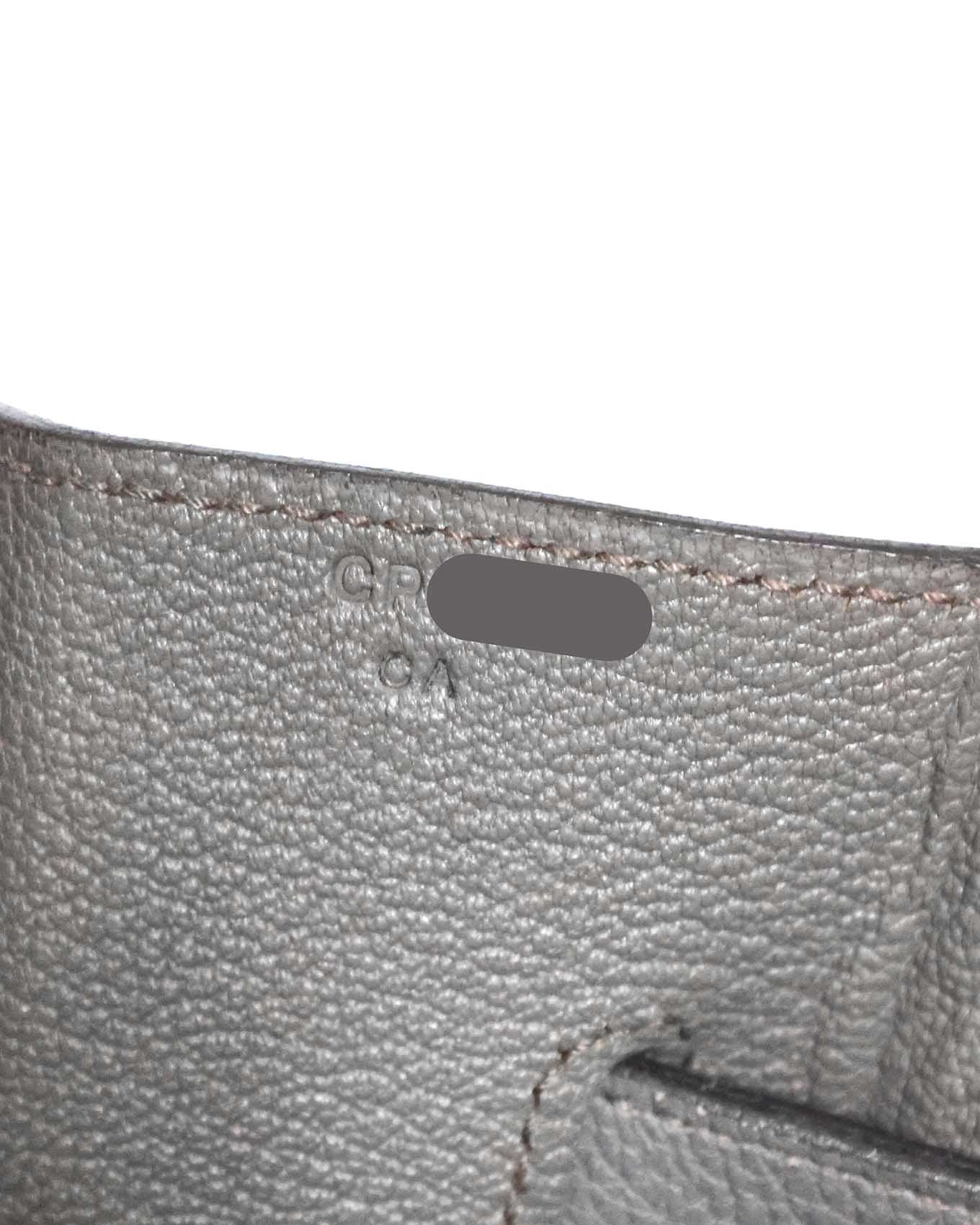 Hermès Kelly 50 Voyage Ardoise Clémence 2018