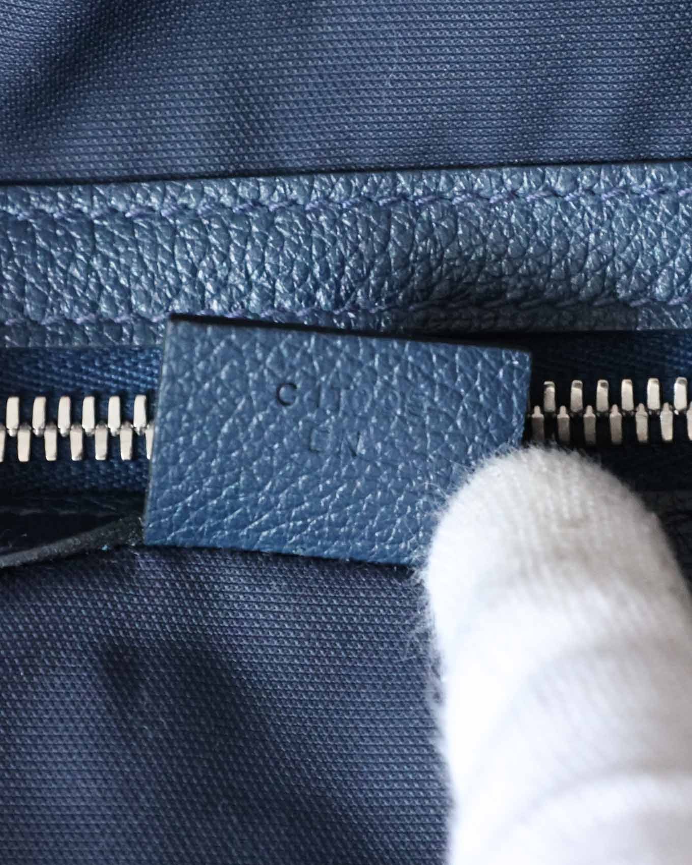 Hermès Blue Royal Clémence Cityslide Gürteltasche GM 2018