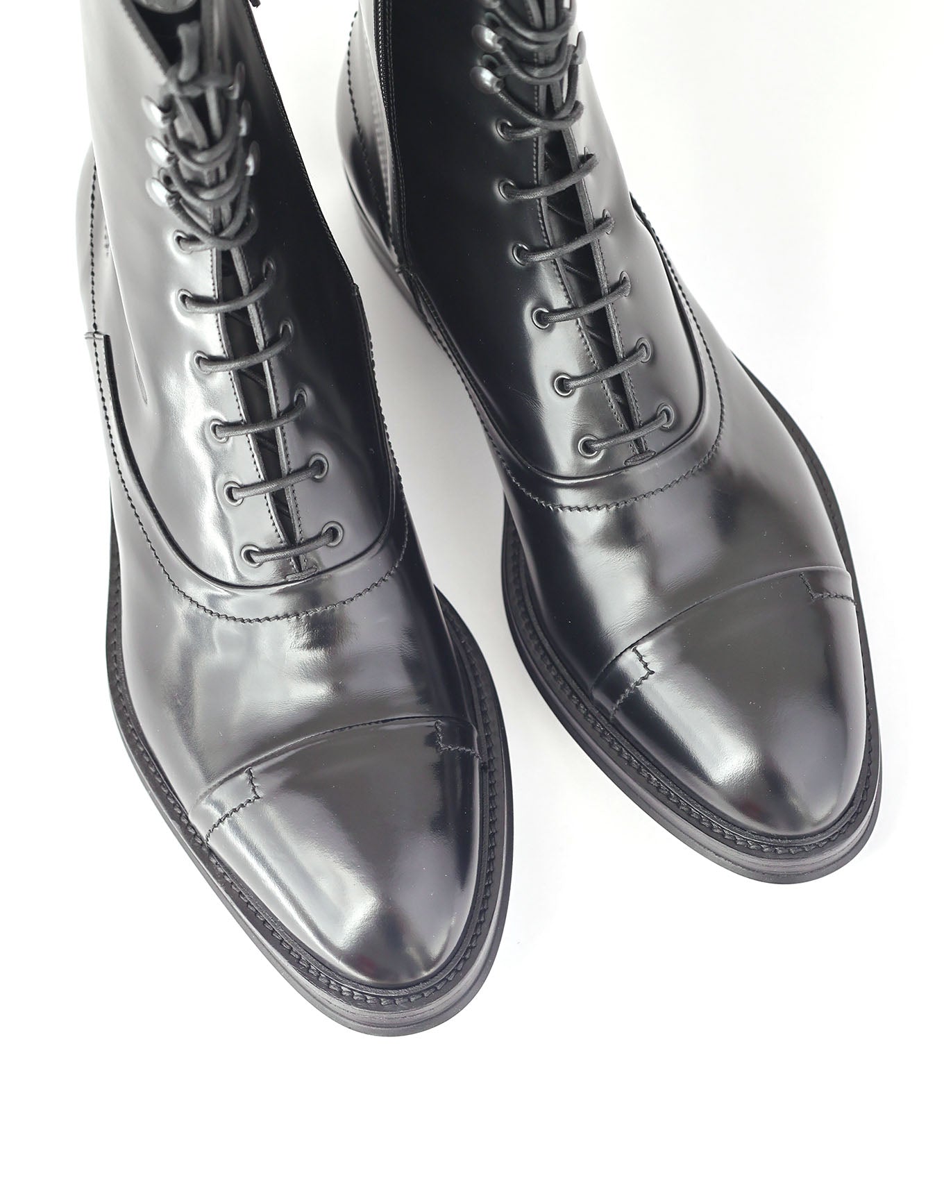 Berluti by Haider Ackermann FW17 Bergen Lace Leather Boots | ELUXE STORE