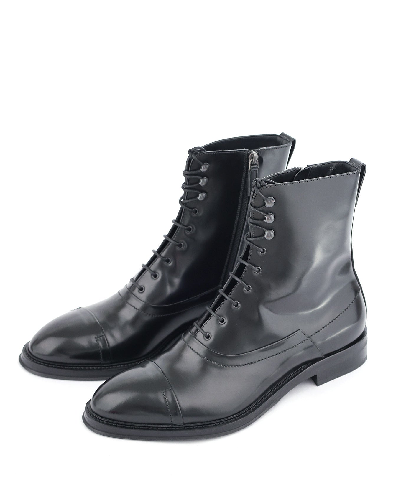 Berluti by Haider Ackermann FW17 Bergen Lace Leather Boots | ELUXE STORE