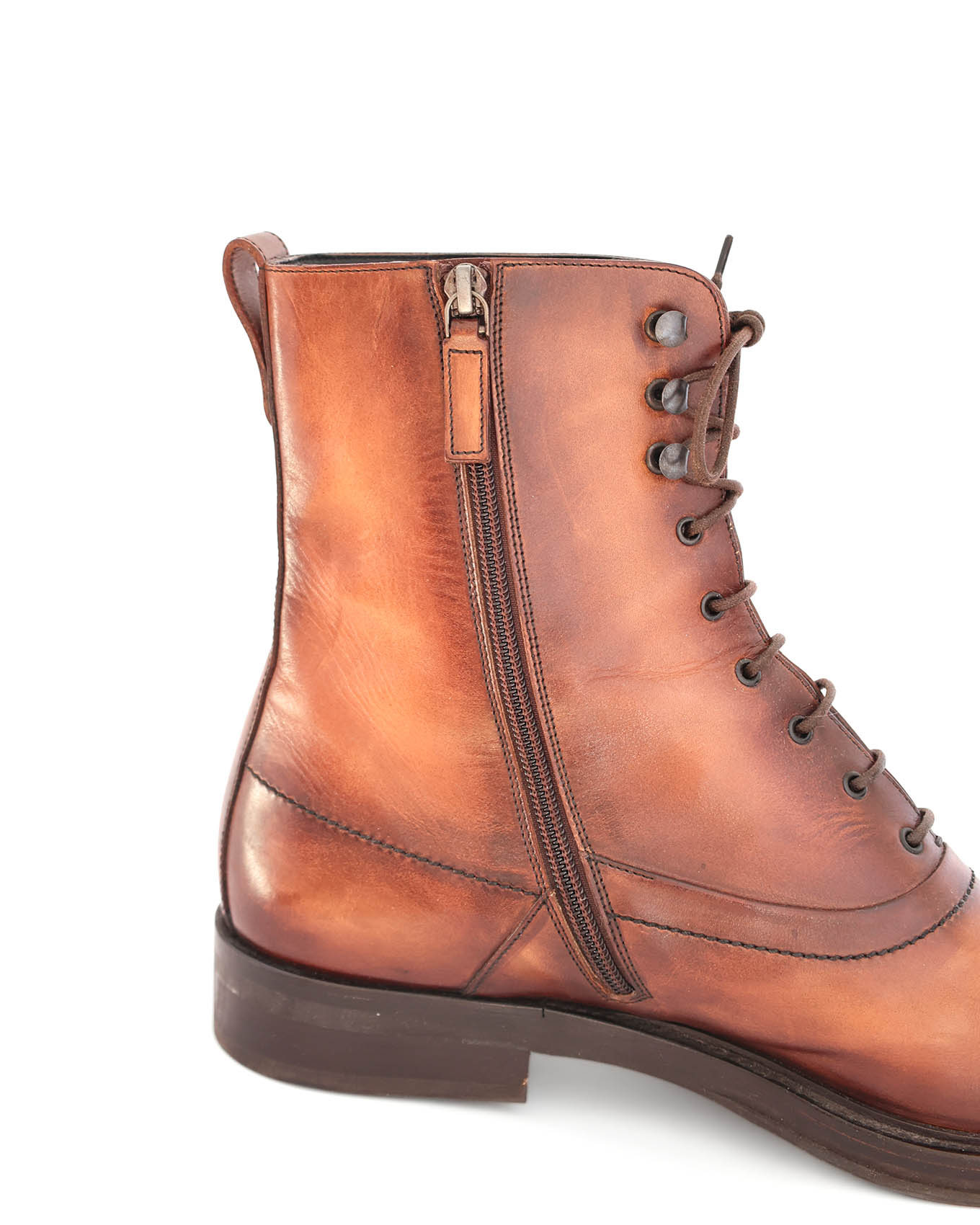 Berluti by Haider Ackermann FW17 Bergen Lace Leather Boots | ELUXE STORE