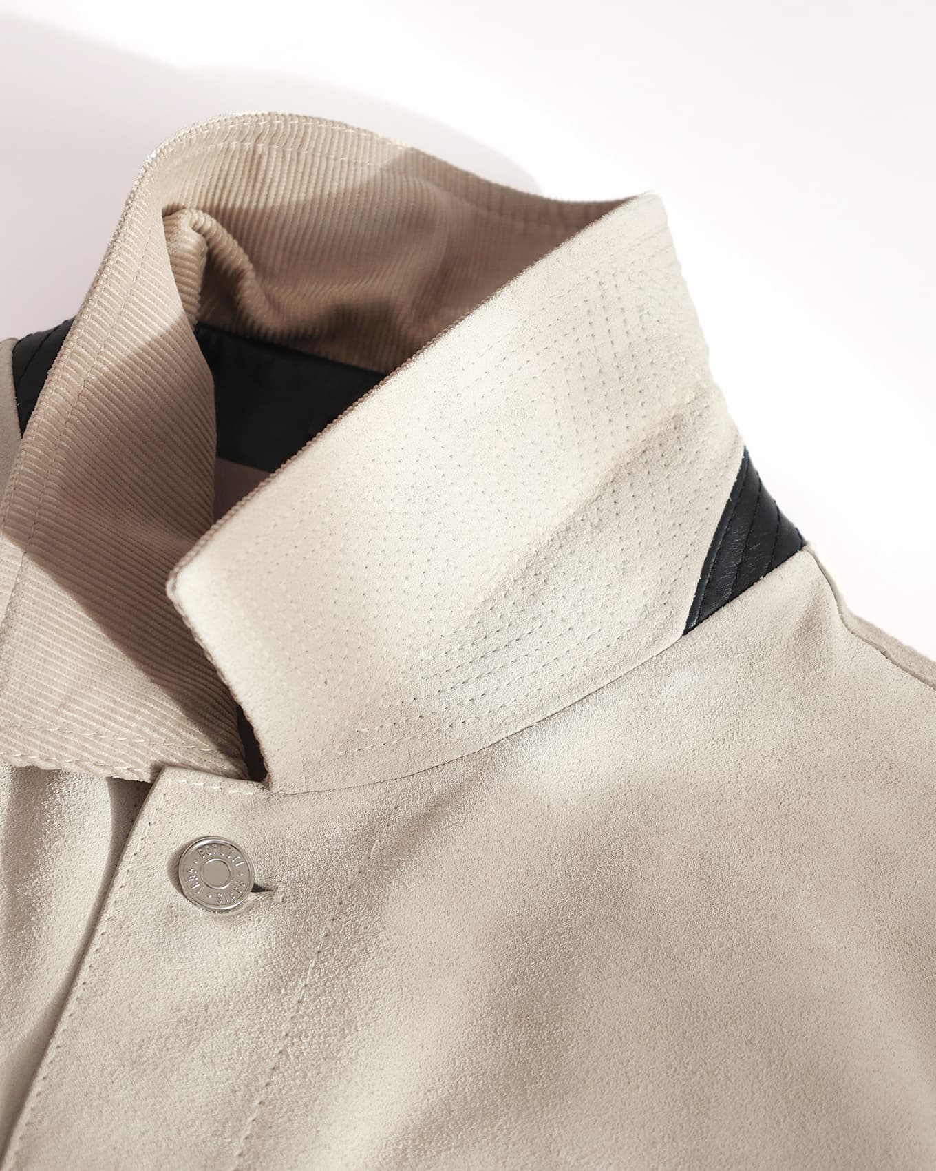 Berluti by Haider Ackermann FW17 Grey Suede Trucker Jacket | ELUXE STORE