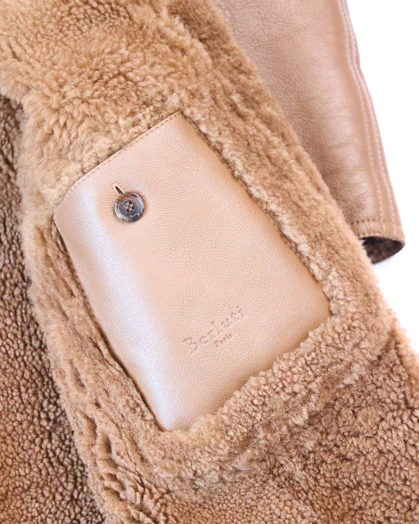 Berluti by Haider Ackermann FW18 Brown Shearling Runway Coat | ELUXE STORE