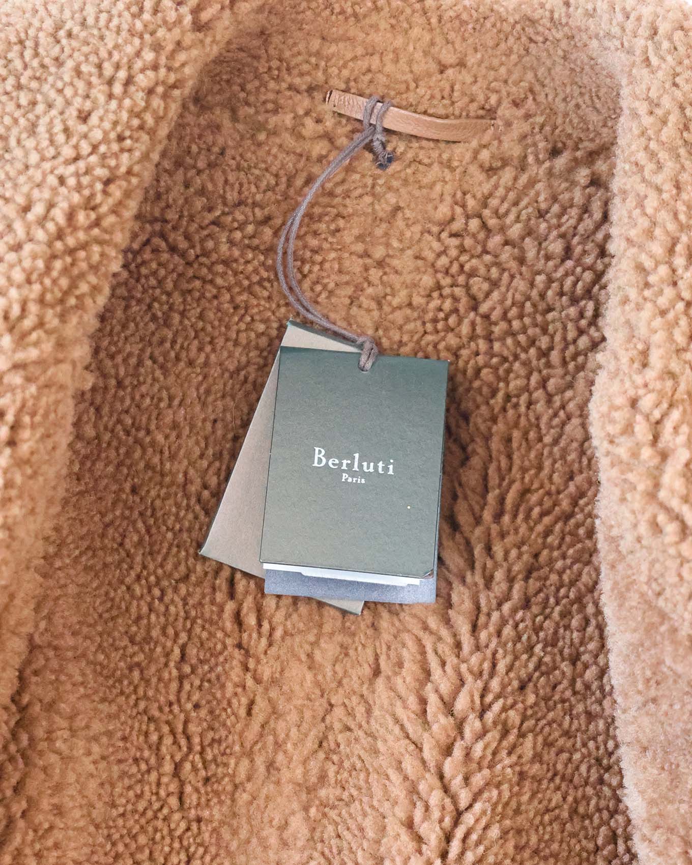 Berluti by Haider Ackermann FW18 Brown Shearling Runway Coat