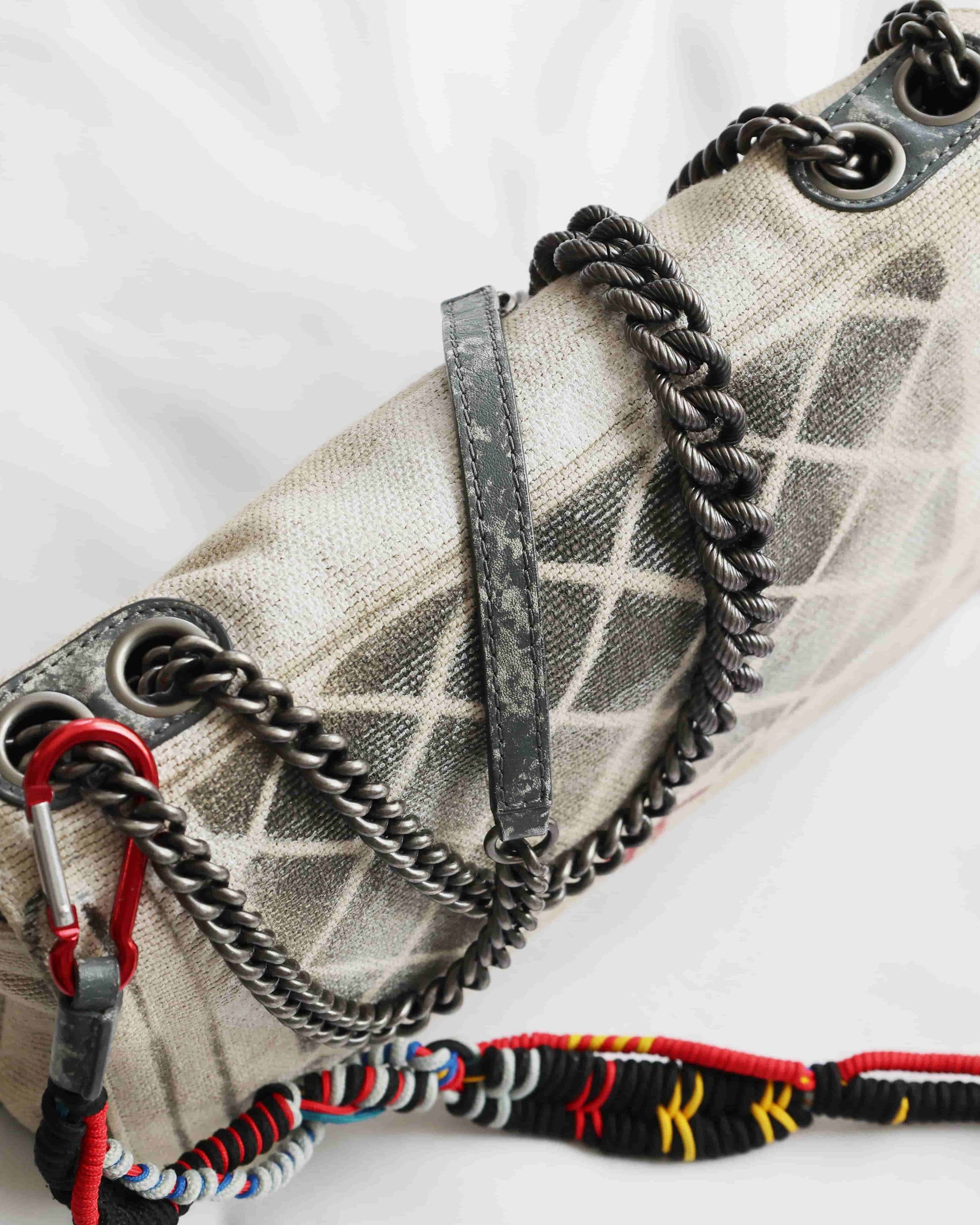 Eluxe Store Chanel Spring Summer 2014 Graffiti Artclass Trompe L'oeil Canvas Boy Bag