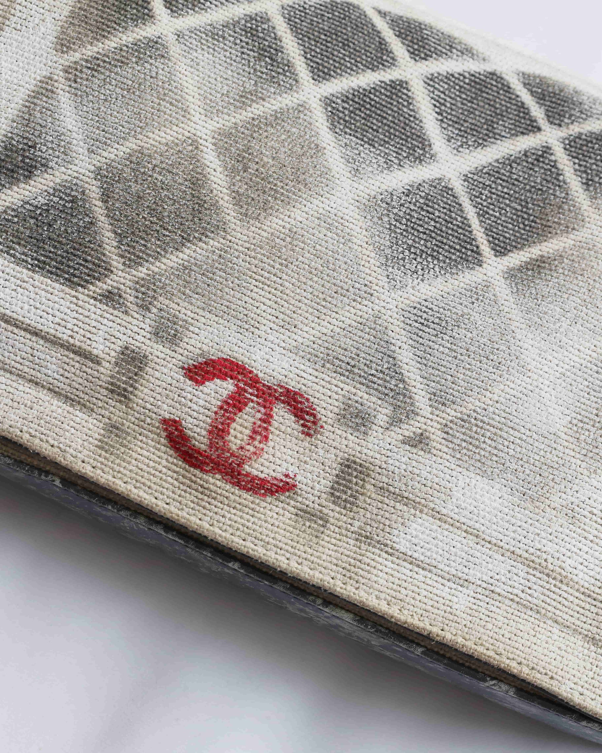 Eluxe Store Chanel Spring Summer 2014 Graffiti Artclass Trompe L'oeil Canvas Boy Bag