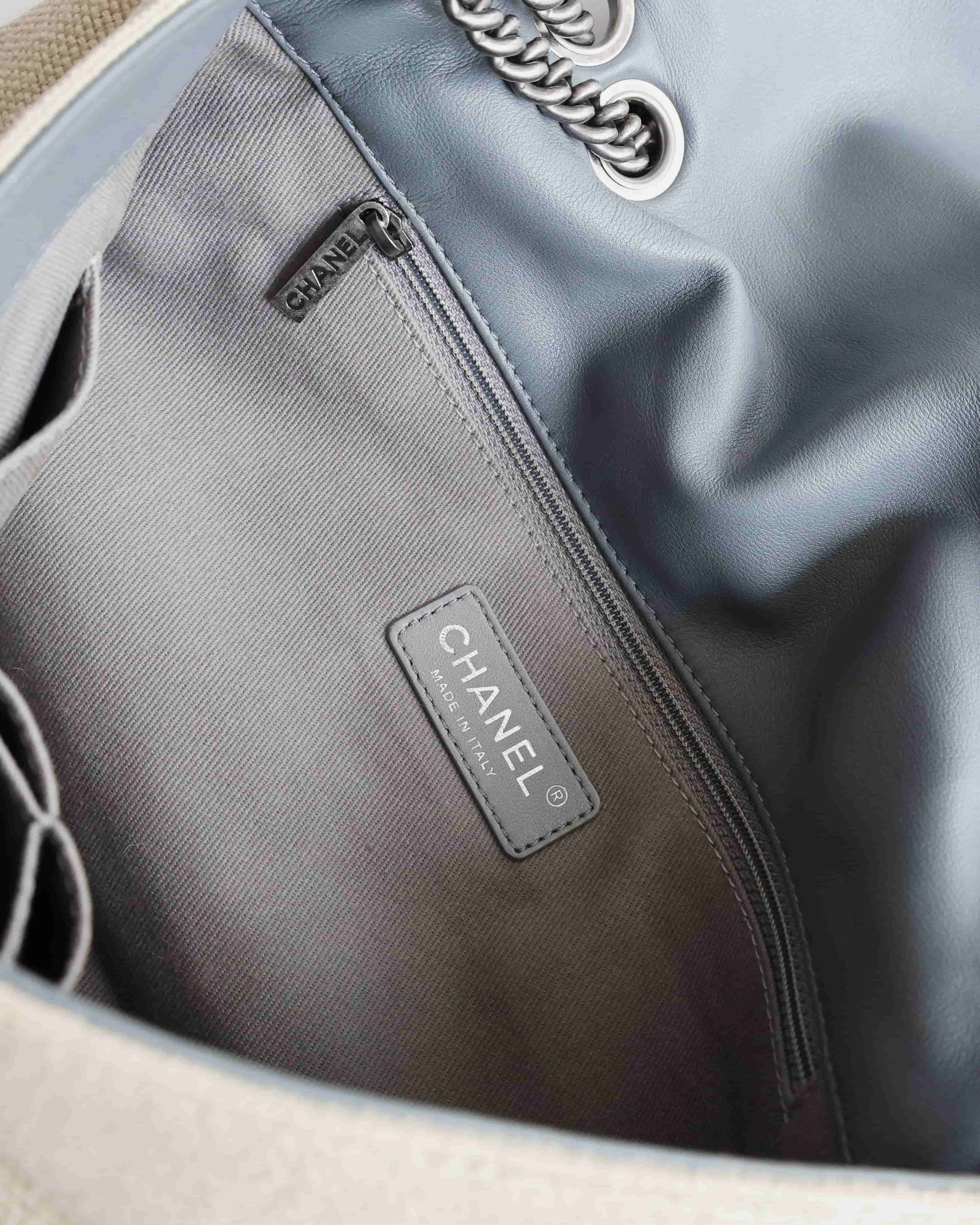 Eluxe Store Chanel Spring Summer 2014 Graffiti Artclass Trompe L'oeil Canvas Boy Bag