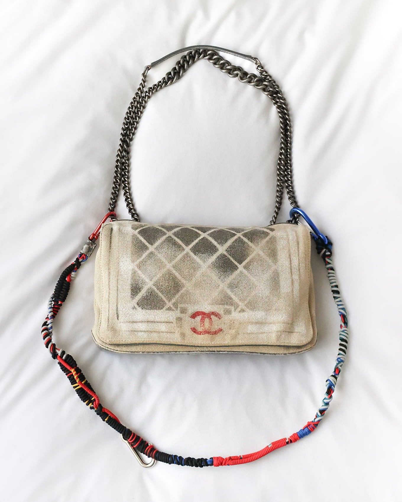Chanel Spring Summer 2014 Runway SS14 Artclass Graffiti Trompe L'oeil Medium Boy Bag | ELUXE STORE | Shop pre-loved Chanel