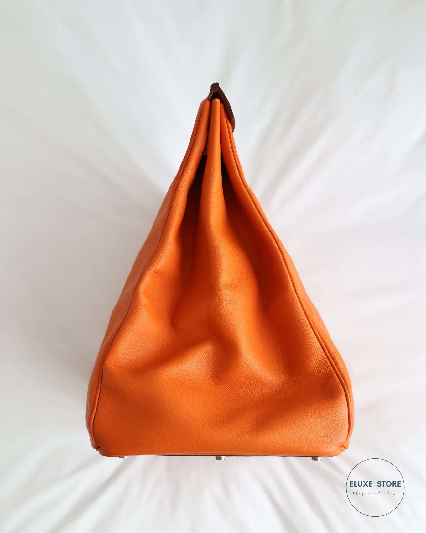 Hermès Birkin HAC Haut à Courroies 50 Orange Epsom from 2009 M Square Stamp | ELUXE STORE | Shop pre-loved Hermes Bags Birkin, Kelly, Picotin, Constance and more