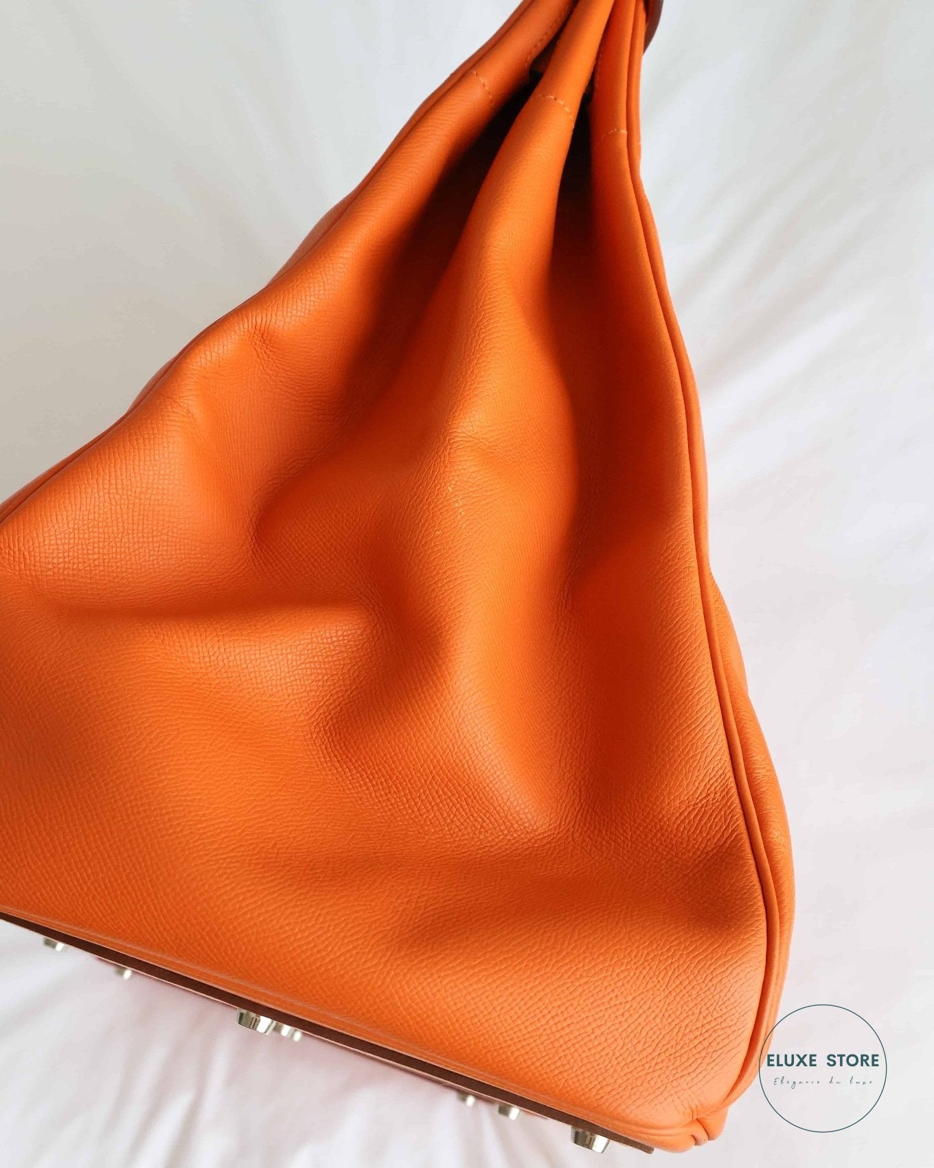 Hermès Birkin HAC Haut à Courroies 50 Orange Epsom from 2009 M Square Stamp | ELUXE STORE | Shop pre-loved Hermes Bags Birkin, Kelly, Picotin, Constance and more