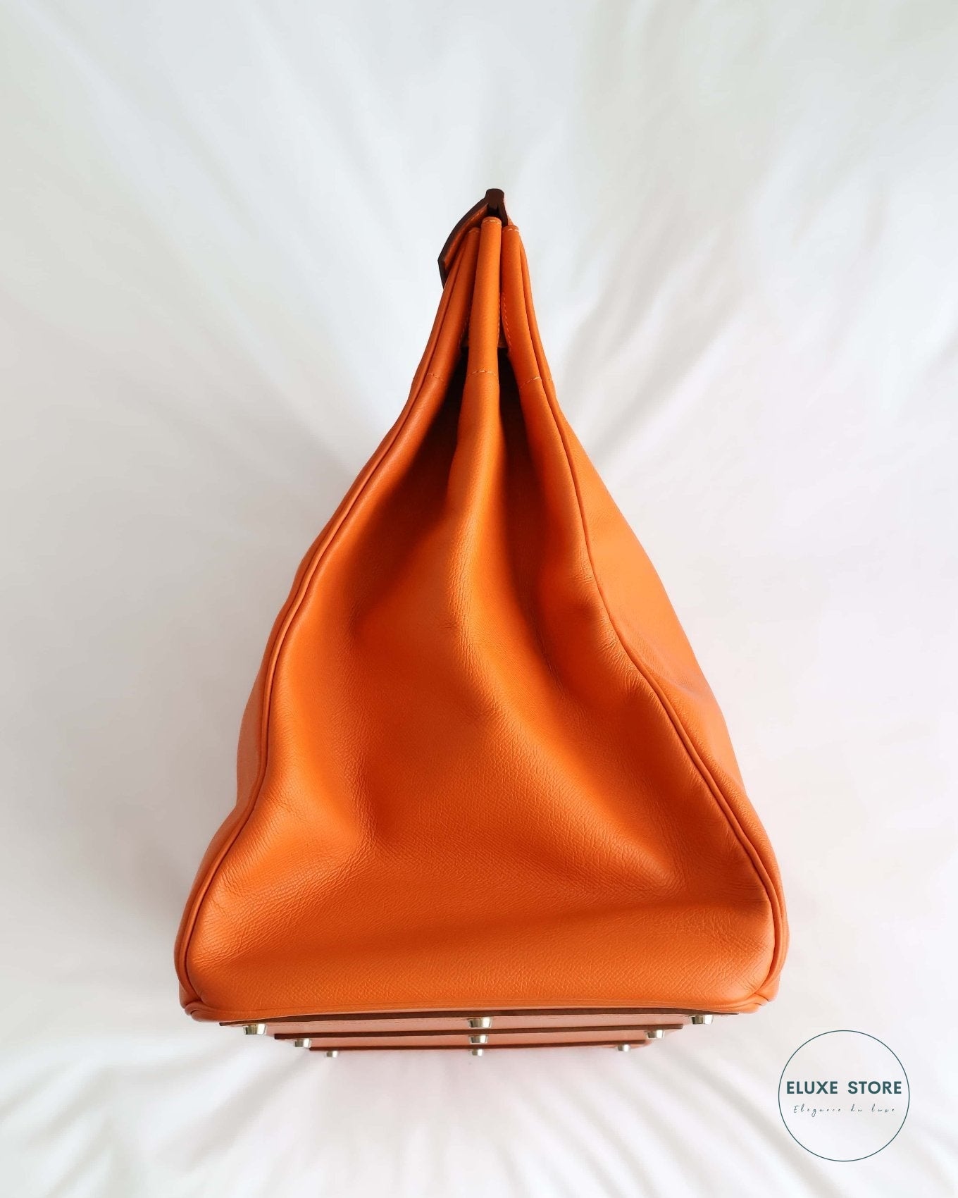 Hermès Birkin HAC Haut à Courroies 50 Orange Epsom from 2009 M Square Stamp | ELUXE STORE | Shop pre-loved Hermes Bags Birkin, Kelly, Picotin, Constance and more