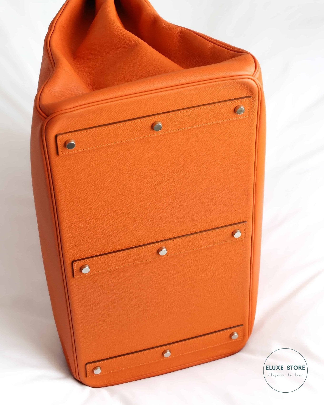 Hermès Birkin HAC Haut à Courroies 50 Orange Epsom from 2009 M Square Stamp | ELUXE STORE | Shop pre-loved Hermes Bags Birkin, Kelly, Picotin, Constance and more