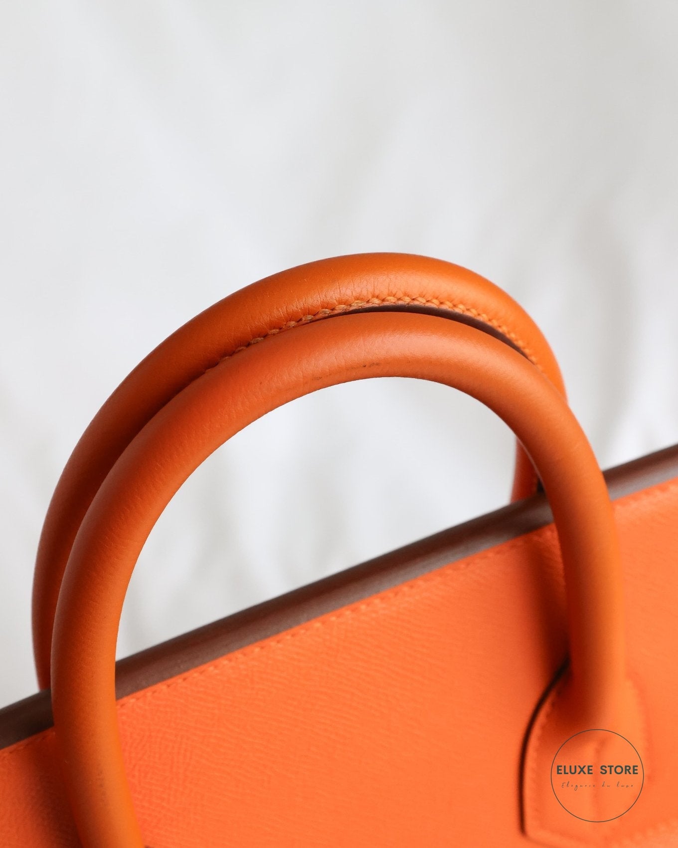 Hermès Birkin HAC Haut à Courroies 50 Orange Epsom from 2009 M Square Stamp | ELUXE STORE | Shop pre-loved Hermes Bags Birkin, Kelly, Picotin, Constance and more