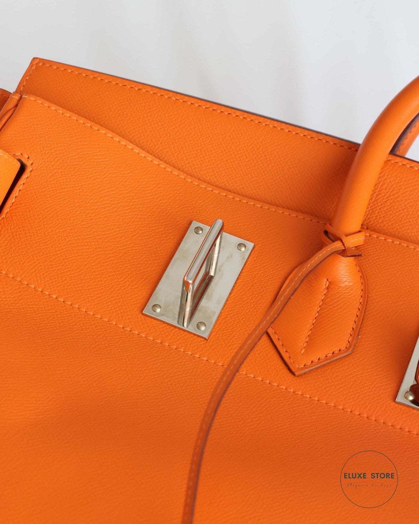 Hermès Birkin HAC Haut à Courroies 50 Orange Epsom from 2009 M Square Stamp | ELUXE STORE | Shop pre-loved Hermes Bags Birkin, Kelly, Picotin, Constance and more