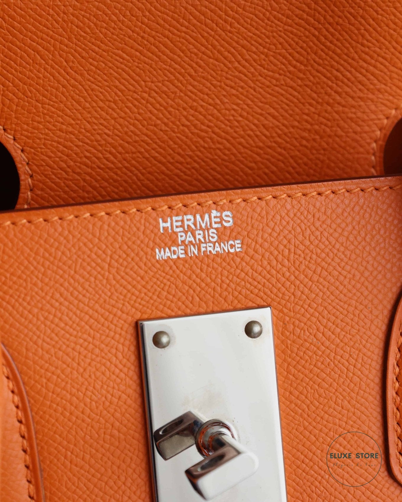 Hermès Birkin HAC Haut à Courroies 50 Orange Epsom from 2009 M Square Stamp | ELUXE STORE | Shop pre-loved Hermes Bags Birkin, Kelly, Picotin, Constance and more