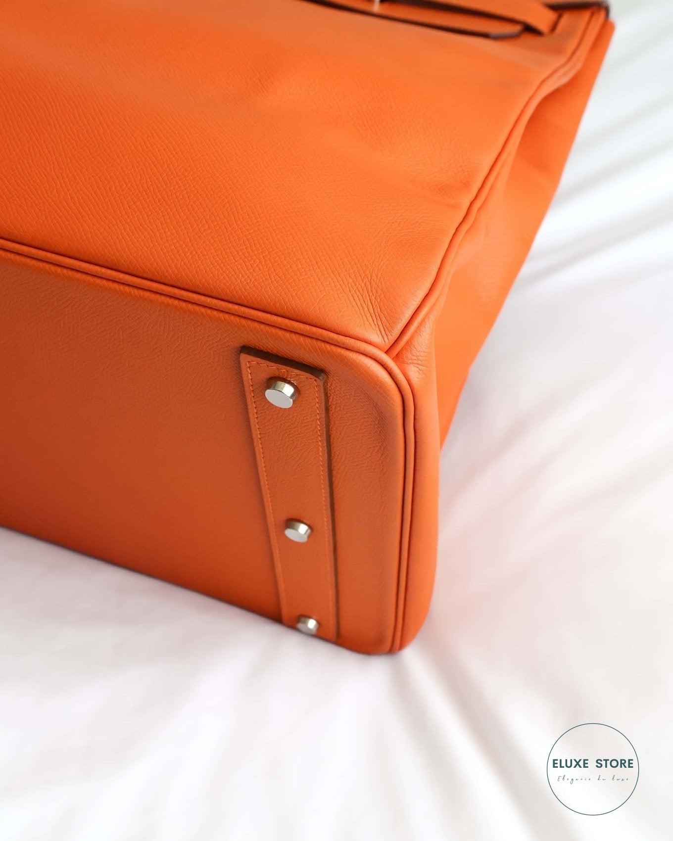 Hermès Birkin HAC Haut à Courroies 50 Orange Epsom from 2009 M Square Stamp | ELUXE STORE | Shop pre-loved Hermes Bags Birkin, Kelly, Picotin, Constance and more