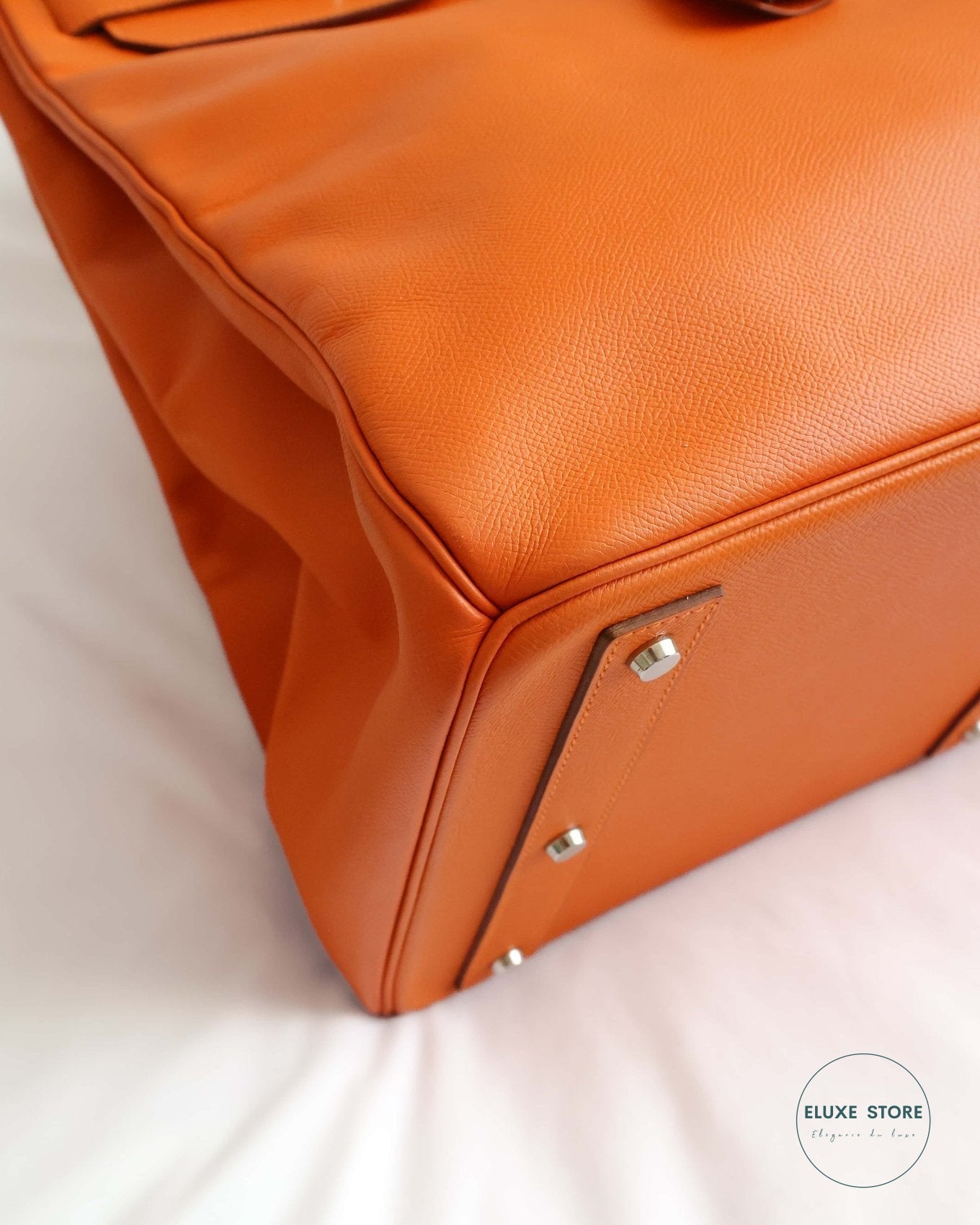 Hermès Birkin HAC Haut à Courroies 50 Orange Epsom from 2009 M Square Stamp | ELUXE STORE | Shop pre-loved Hermes Bags Birkin, Kelly, Picotin, Constance and more