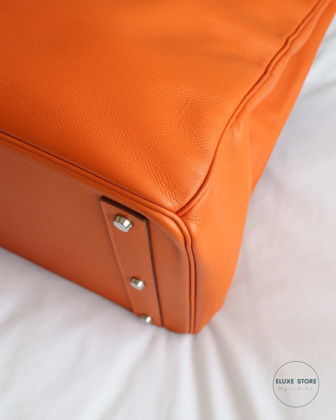 Hermès Birkin HAC Haut à Courroies 50 Orange Epsom from 2009 M Square Stamp | ELUXE STORE | Shop pre-loved Hermes Bags Birkin, Kelly, Picotin, Constance and more