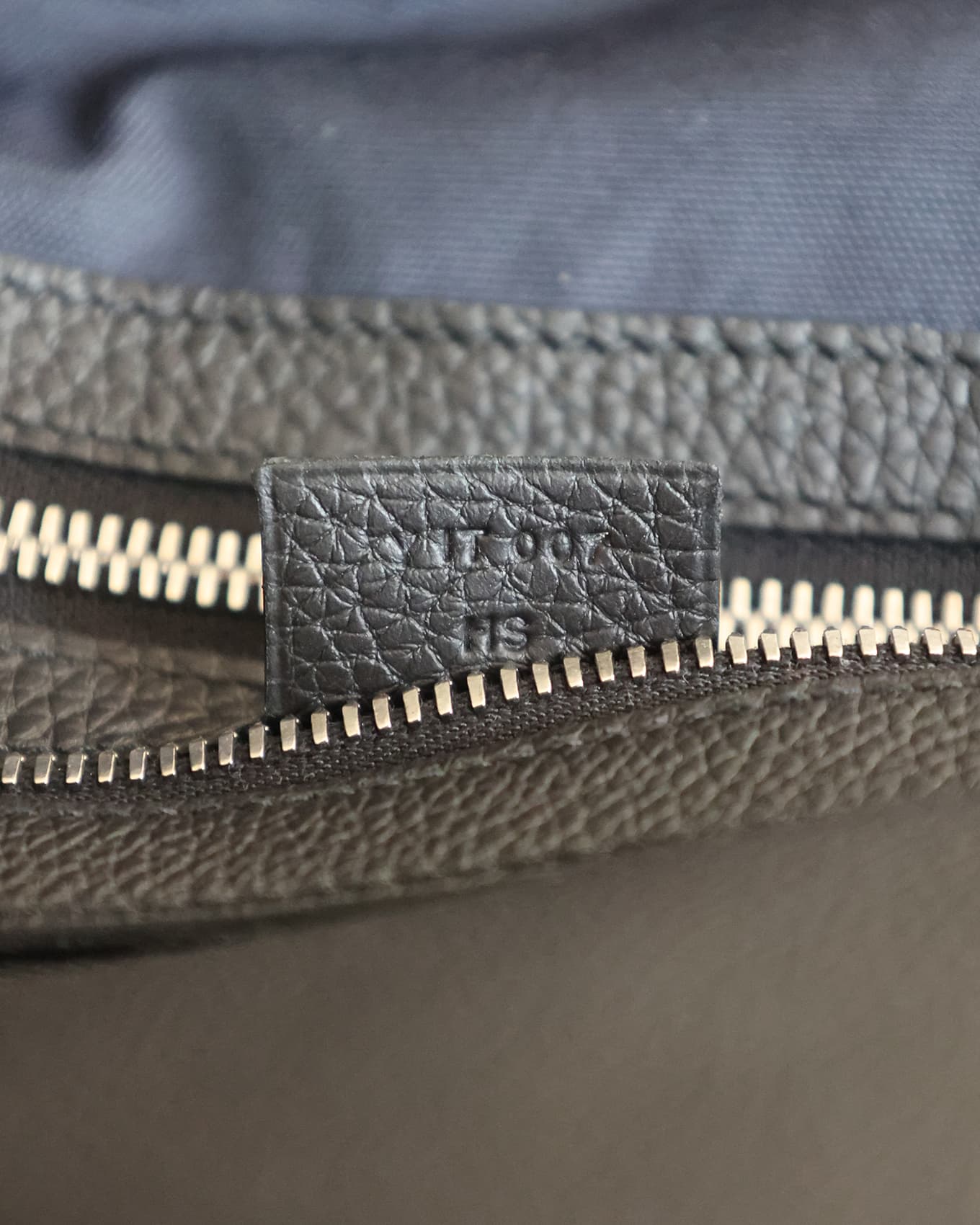 Hermès Mens FW 2020 Black Togo Cityslide Waistbag GM