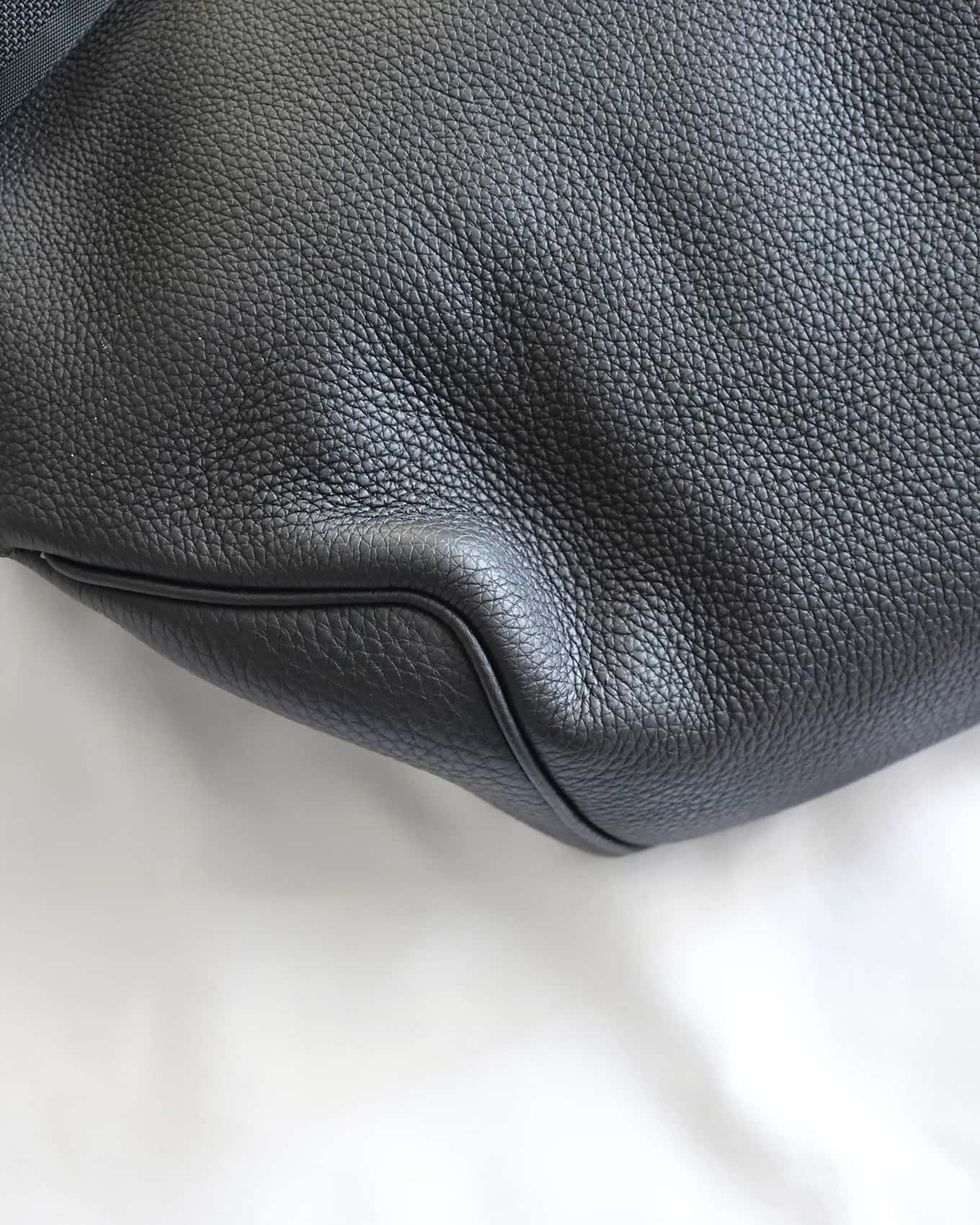 Hermès Mens FW 2020 Black Togo Cityslide Waistbag GM