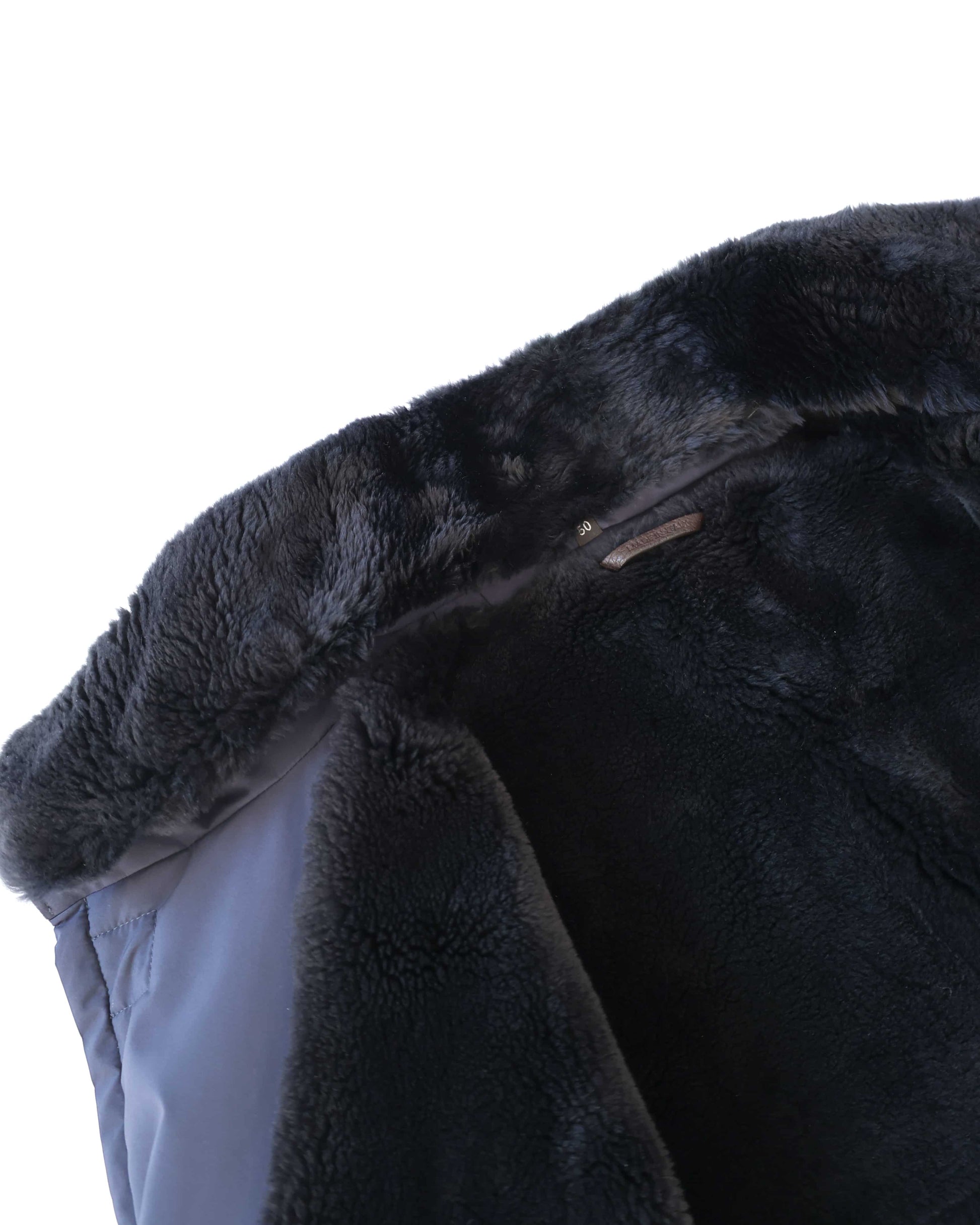 Loro Piana Blue Castorino Fur Lined Traveller Jacket | ELUXE STORE