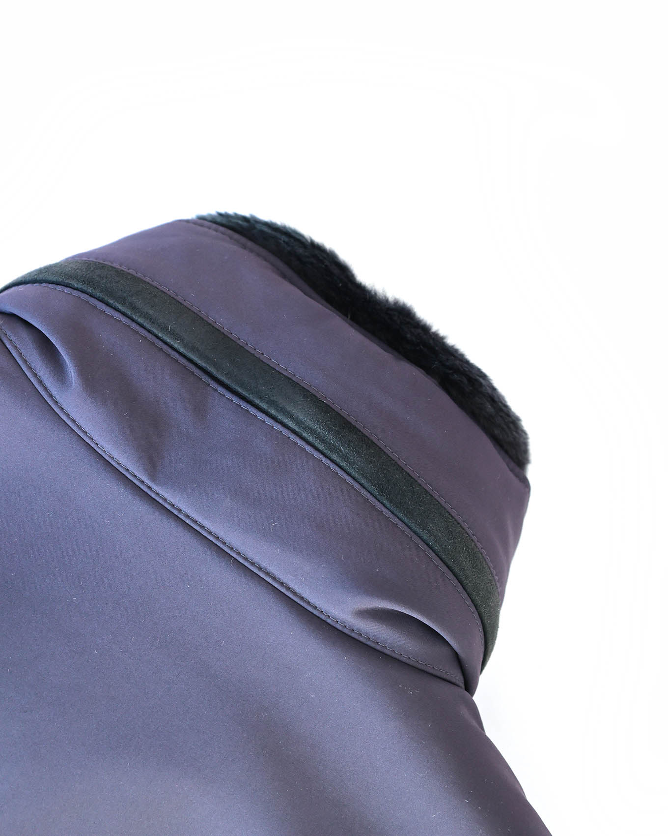 Loro Piana Blue Castorino Fur Lined Traveller Jacket