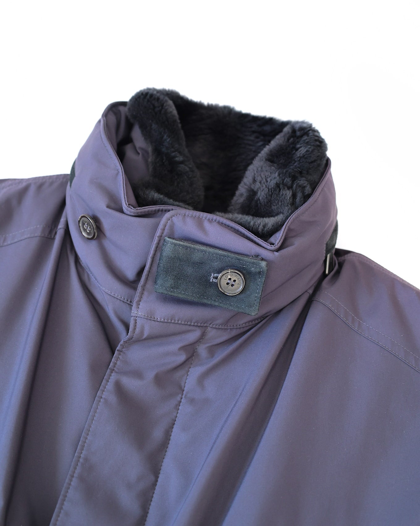 Loro Piana Blue Castorino Fur Lined Traveller Jacket | ELUXE STORE