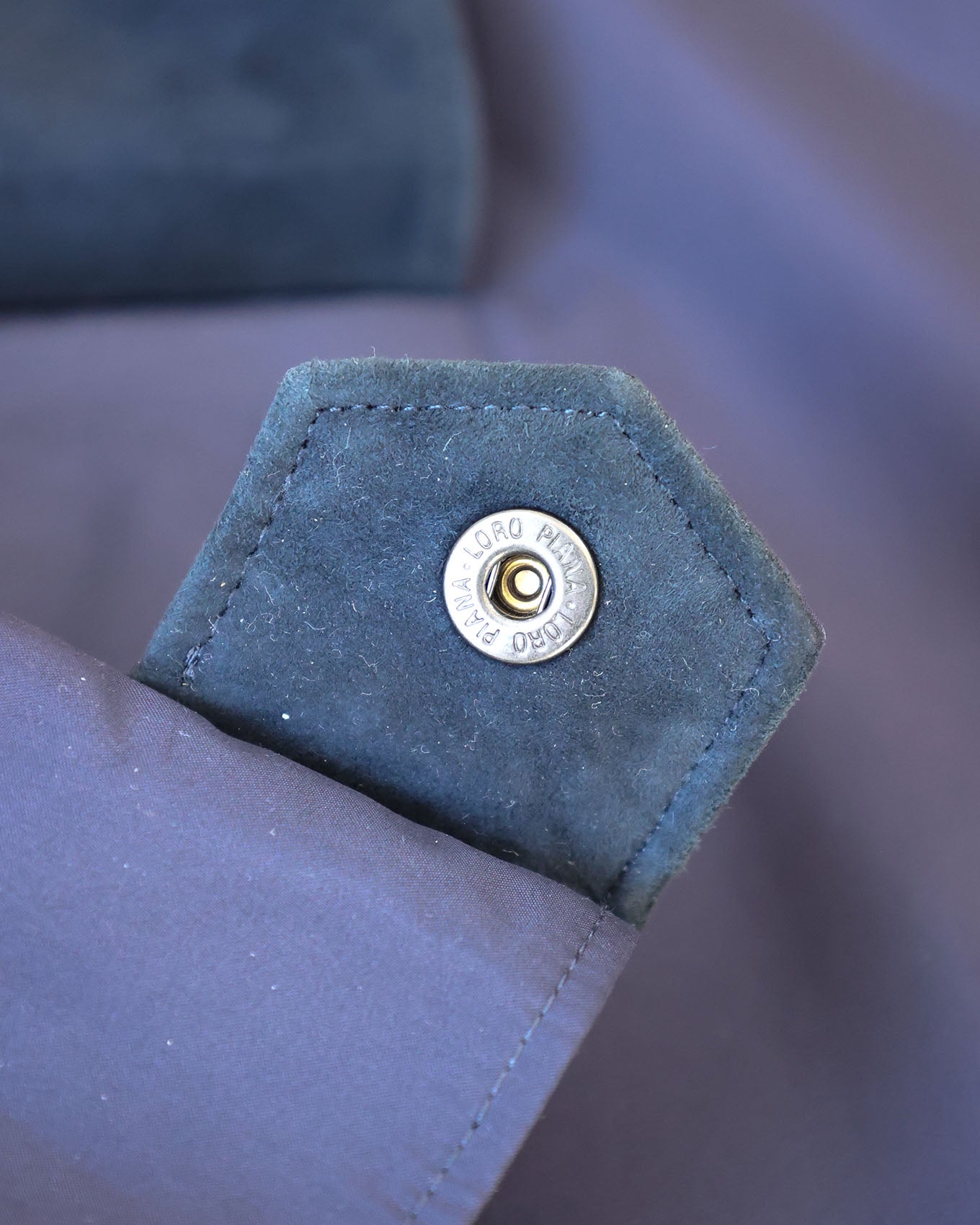 Loro Piana Blue Castorino Fur Lined Traveller Jacket | ELUXE STORE