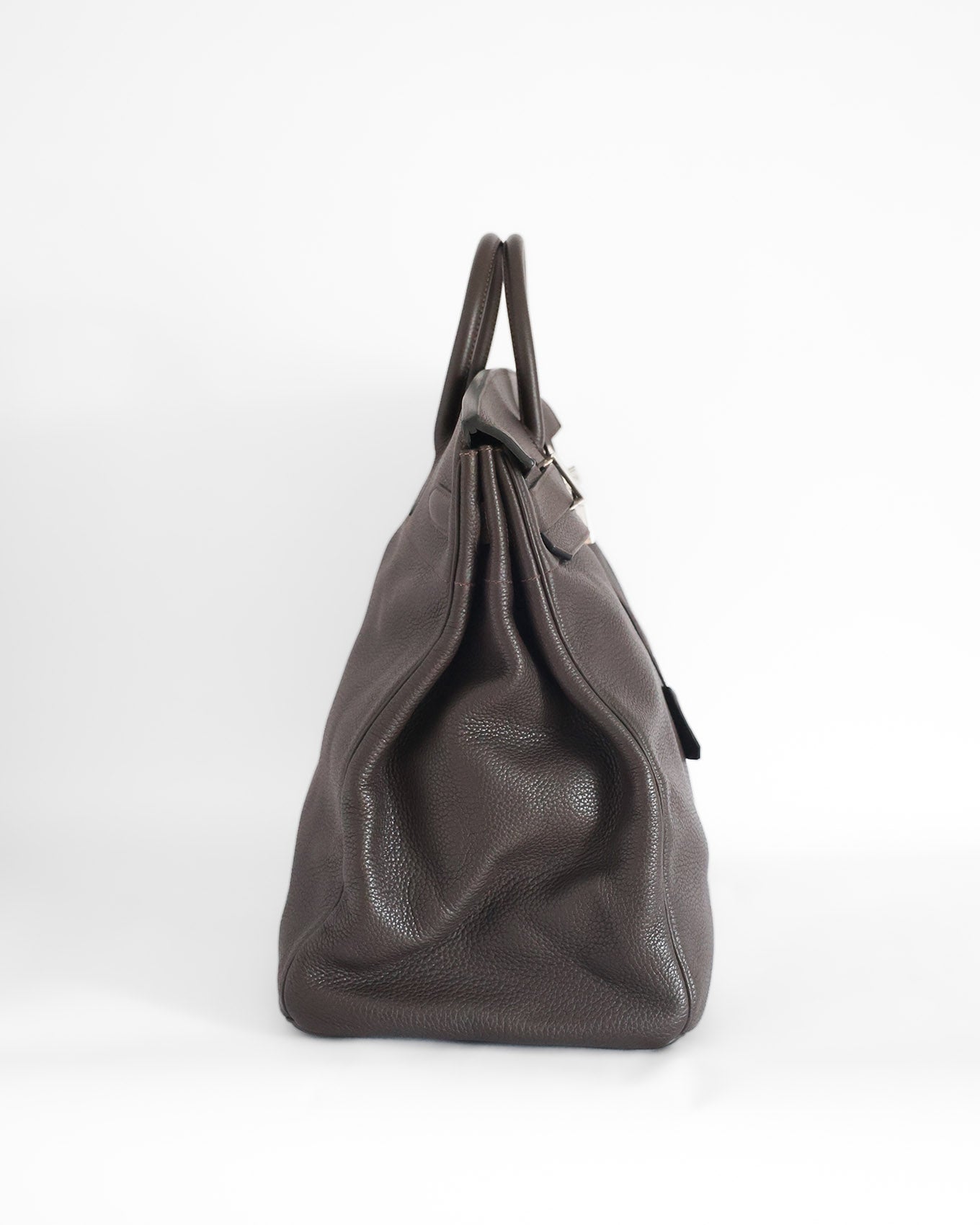 Hermès Birkin HAC 50 Ebony Togo 2010 side view