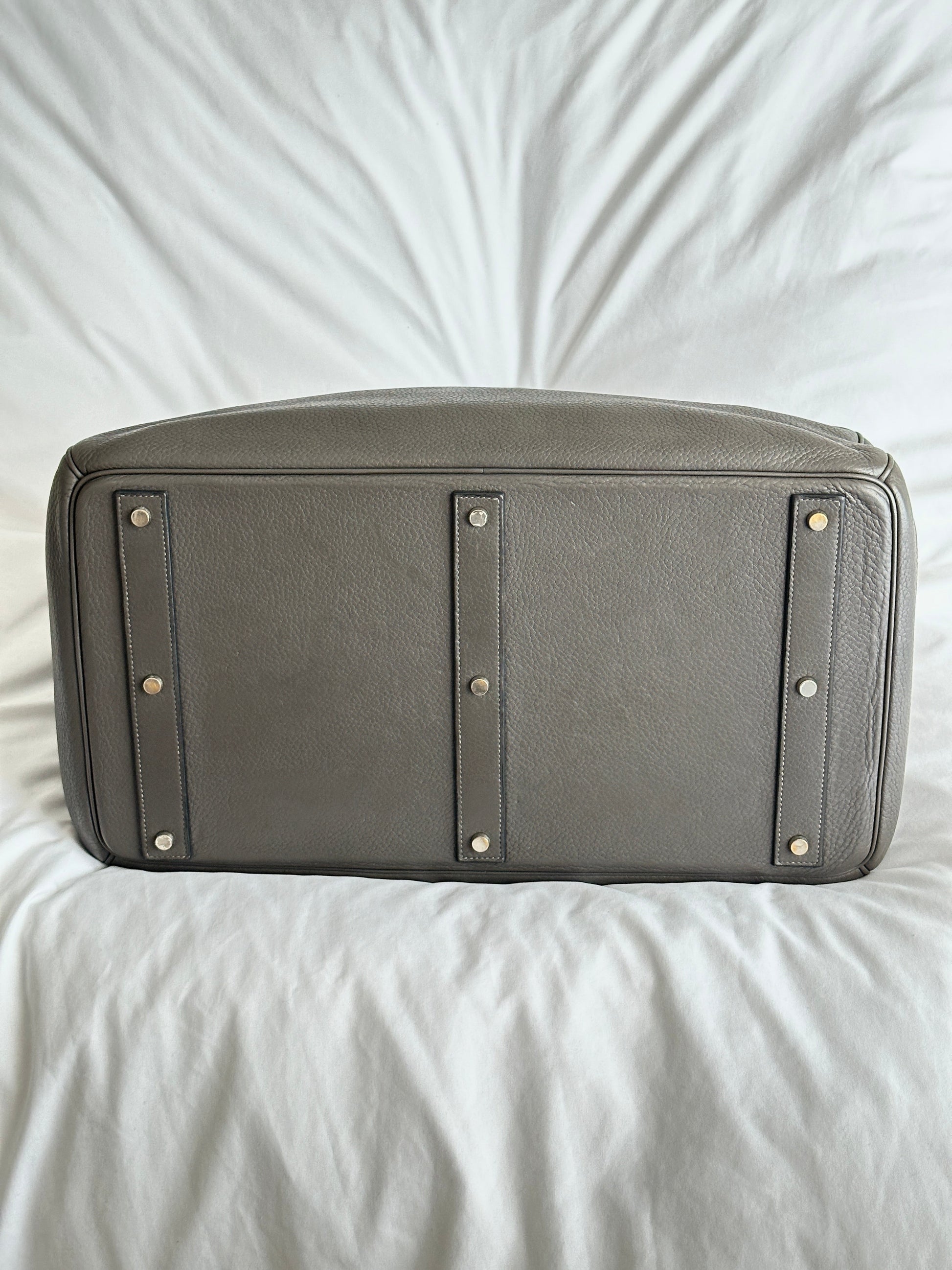 Hermès Birkin HAC Haut à Courroies 50 Gris Etain Togo from 2009 | ELUXE STORE