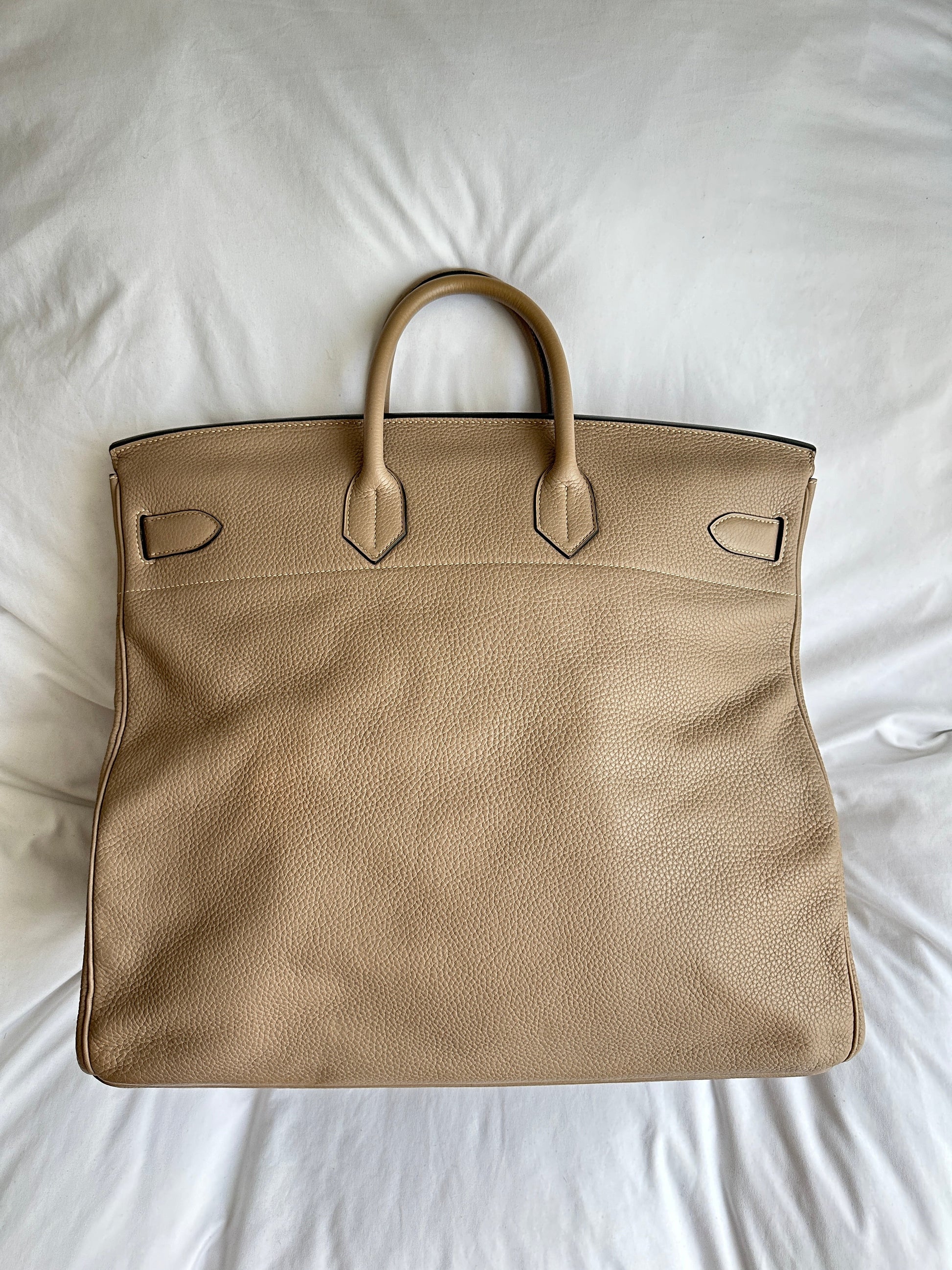 Hermès Birkin HAC Haut à Courroies 50 Gris Tourterelle Togo from 2010 | ELUXE STORE