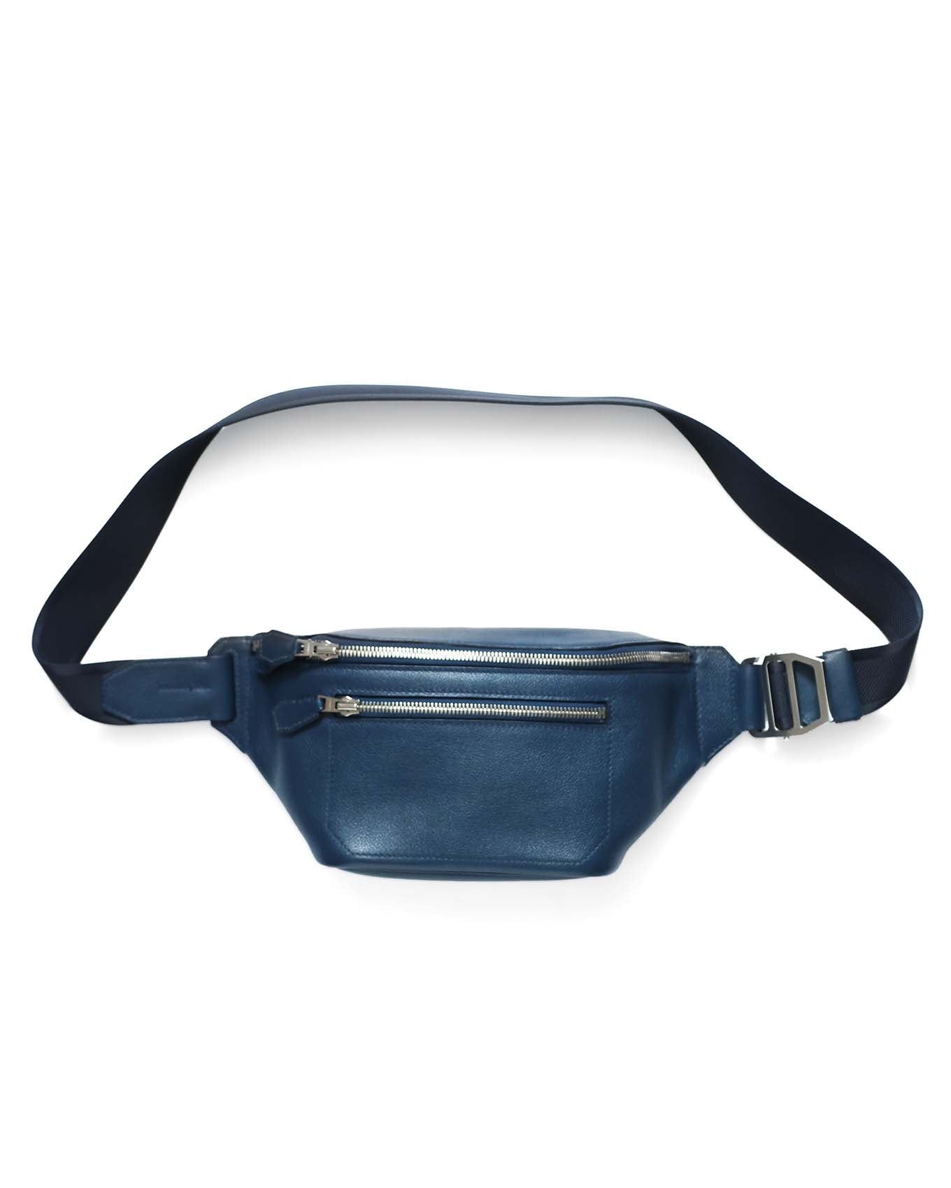 Hermès Cityslide PM Blue Royal Clémence 2019 front view