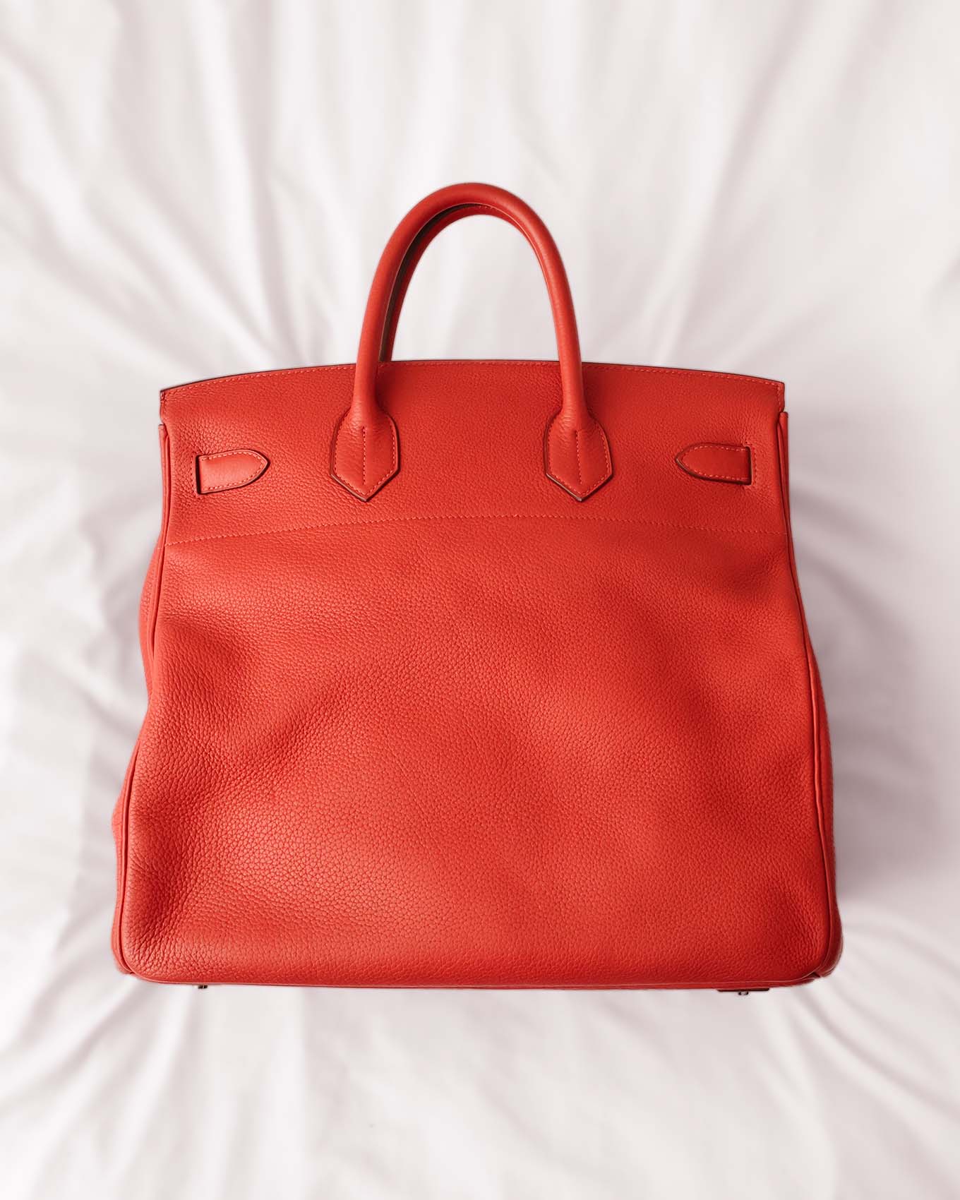 Hermès HAC 40 Rouge Casaque Togo 2009 back view