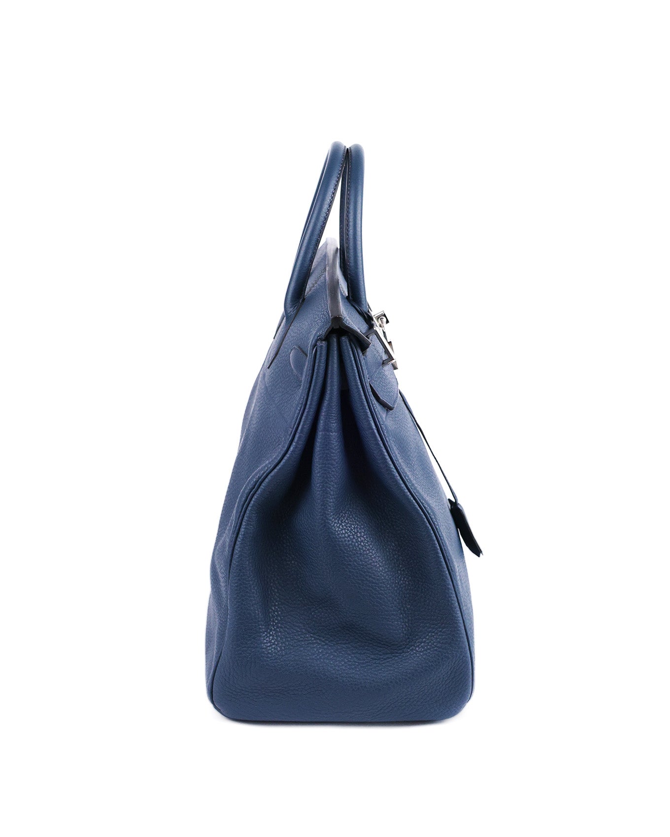 Side view Hermès HAC 40 Blue de Prusse Togo 2010