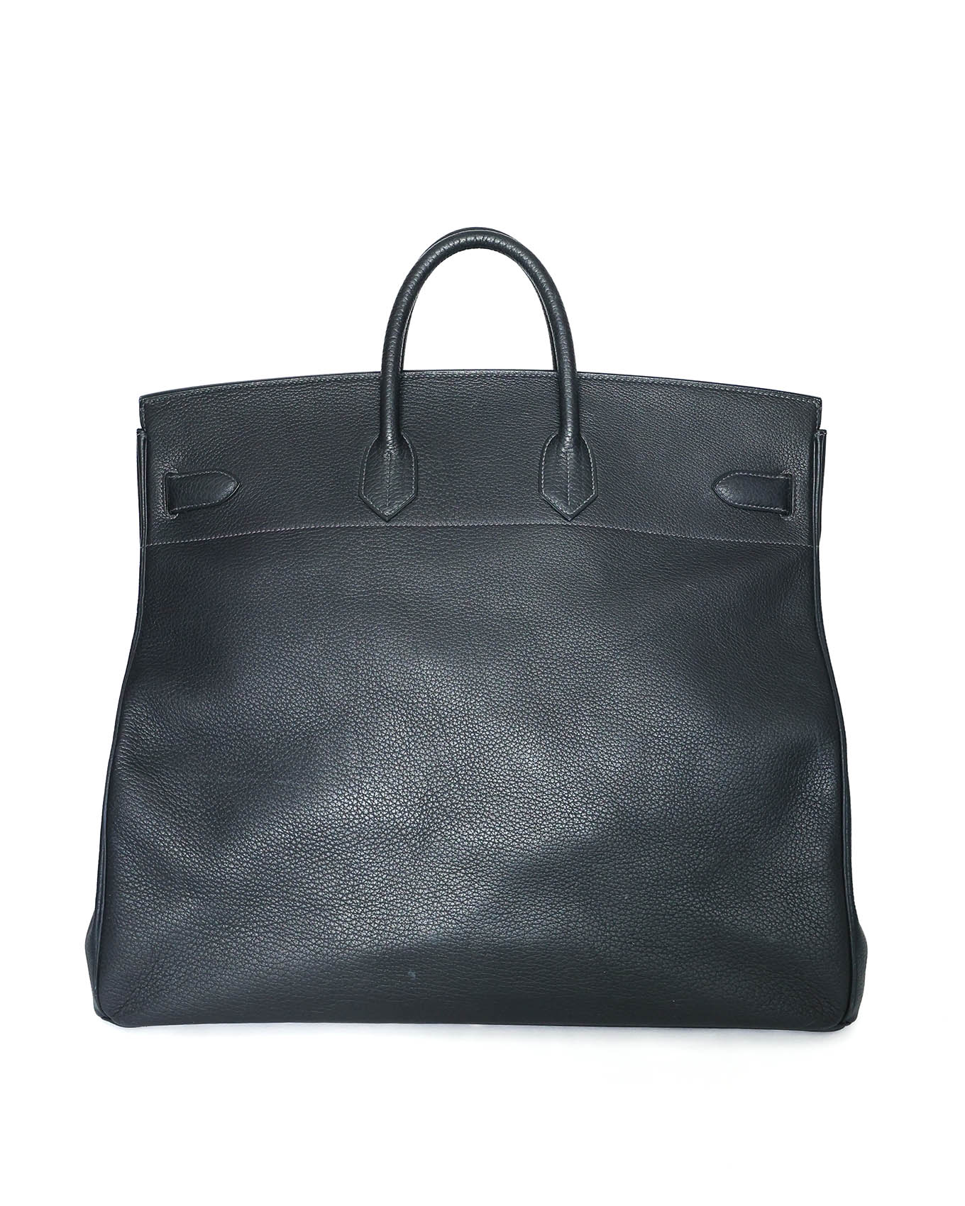 Hermès HAC Haut à Courroies 50 Black and Blue Verso Togo 2008