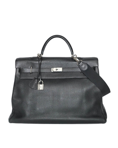 Hermès Kelly 50 Voyage Black Togo 2009