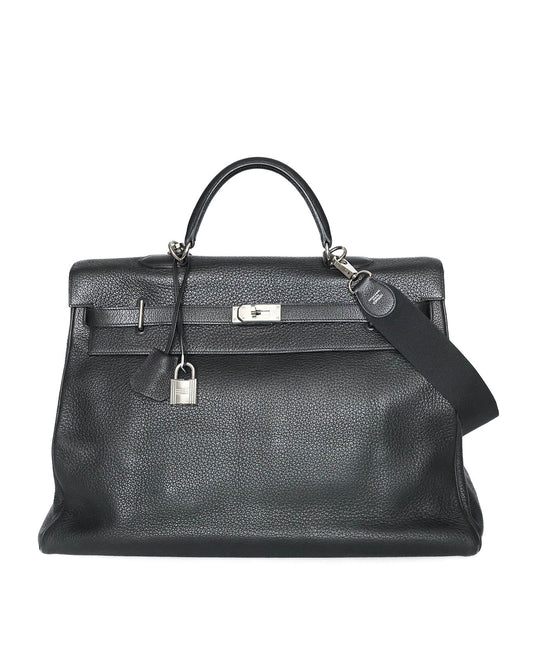 Hermès Kelly 50 Voyage Black Togo 2009