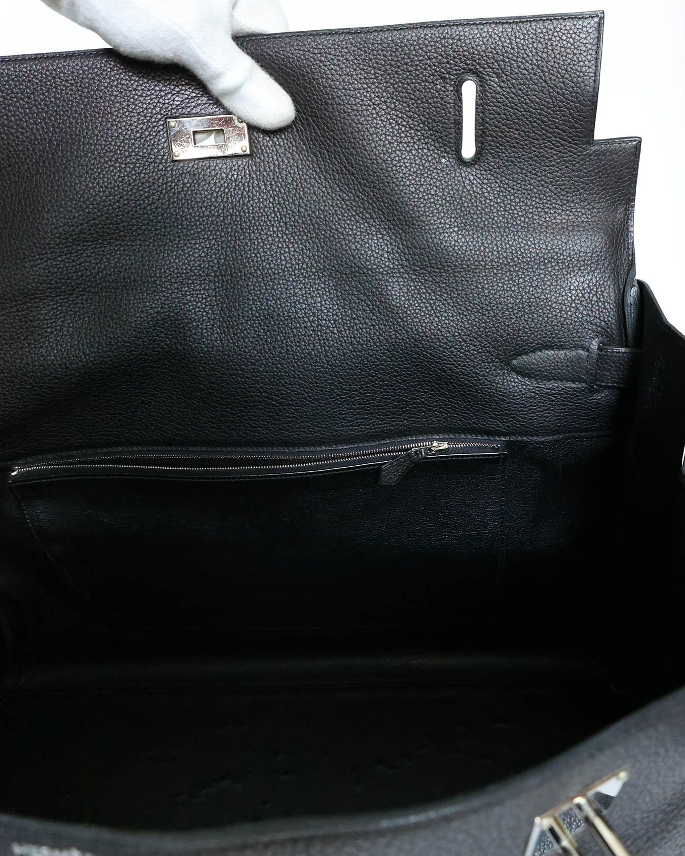Hermès Kelly 50 Voyage Black Togo 2009