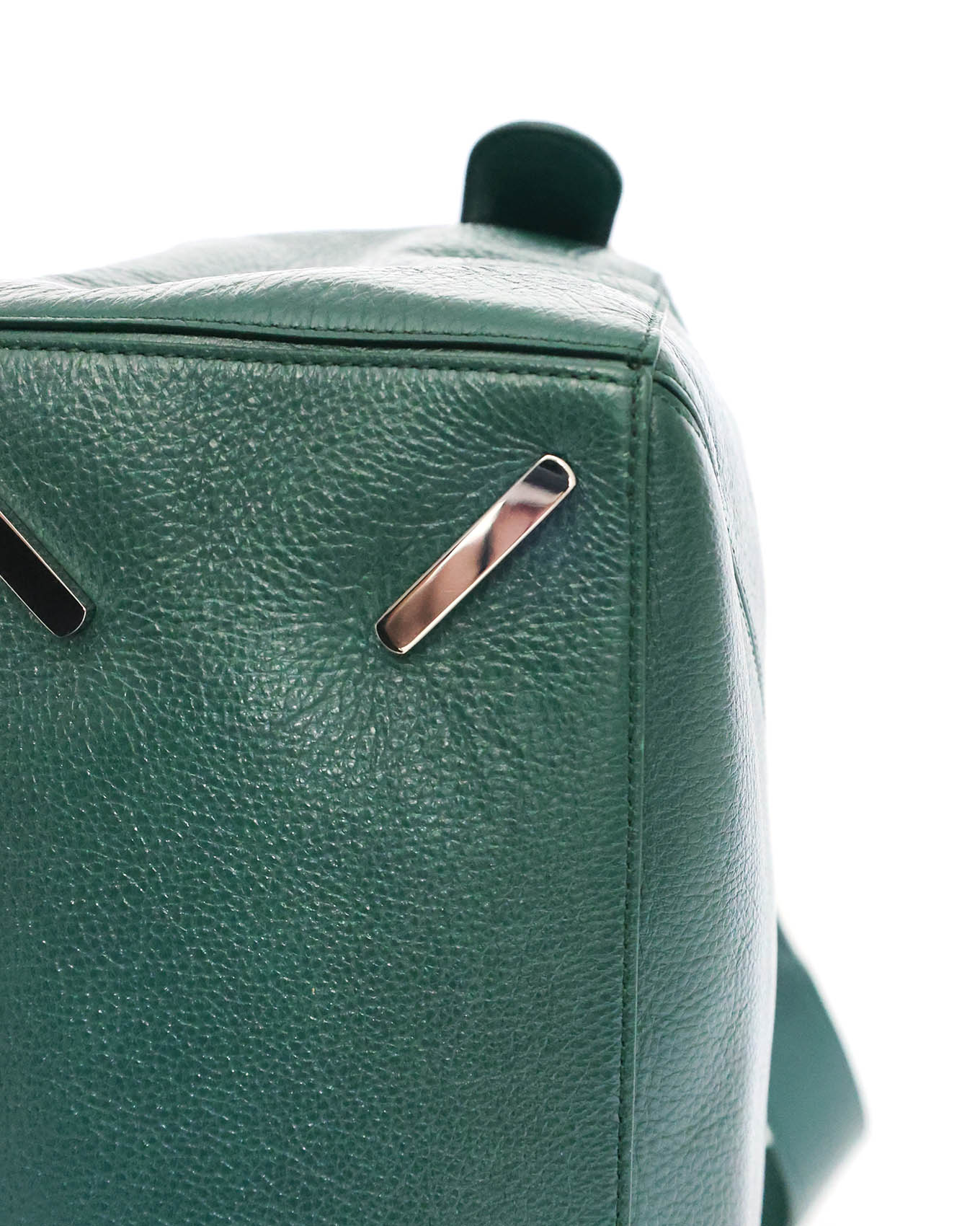 Loewe XL Puzzle Bag Emerald Green Deerskin 2025