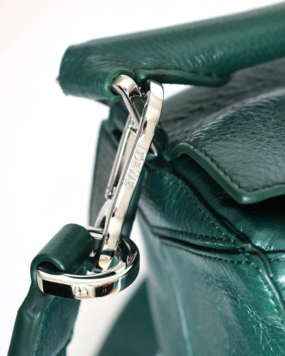 Loewe XL Puzzle Bag Emerald Green Deerskin 2025