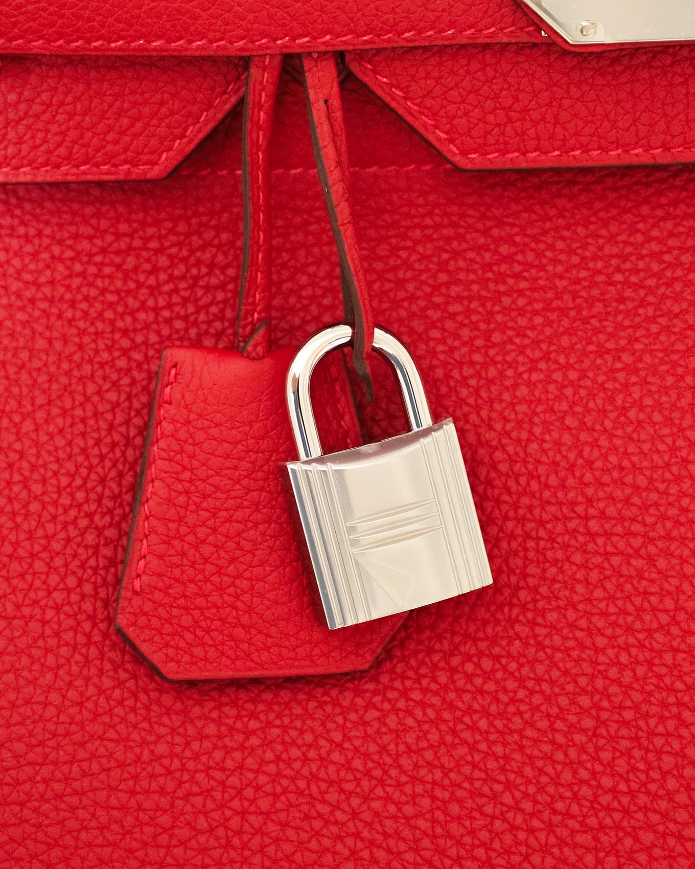 Hermès HAC Haut à Courroies 50 HSS Rouge Vif Togo 2021
