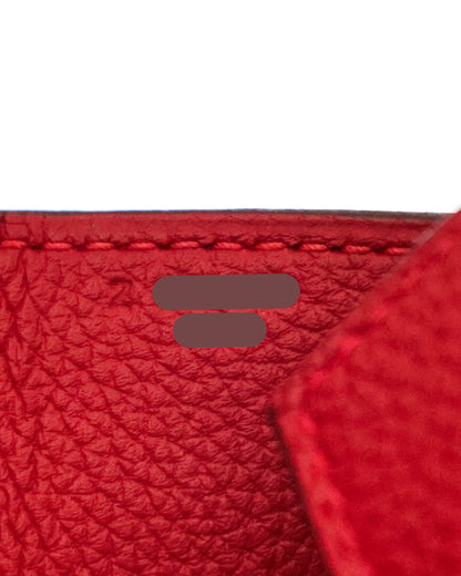 Hermès HAC Haut à Courroies 50 HSS Rouge Vif Togo 2021