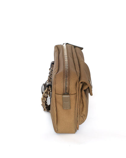 Chanel Military Green Canvas Sport Belt Bag 2019