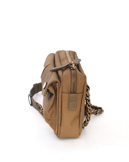 Chanel Military Green Canvas Sport Belt Bag 2019