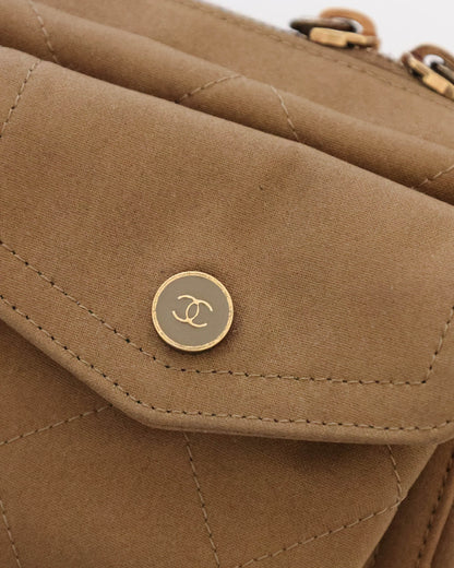 Chanel Military Green Canvas Sport Belt Bag 2019