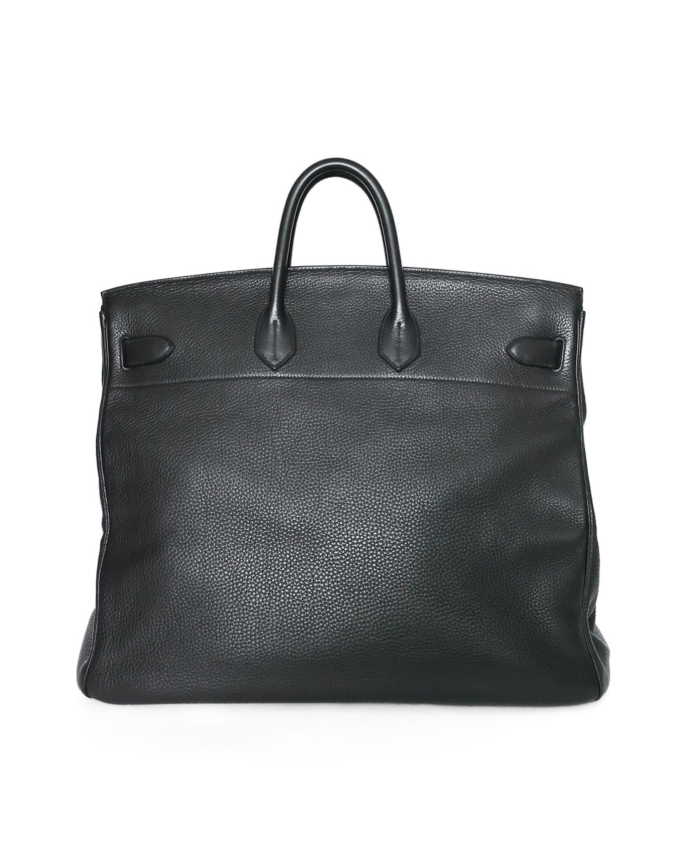 Hermès HAC 50 black Noir Togo, back view